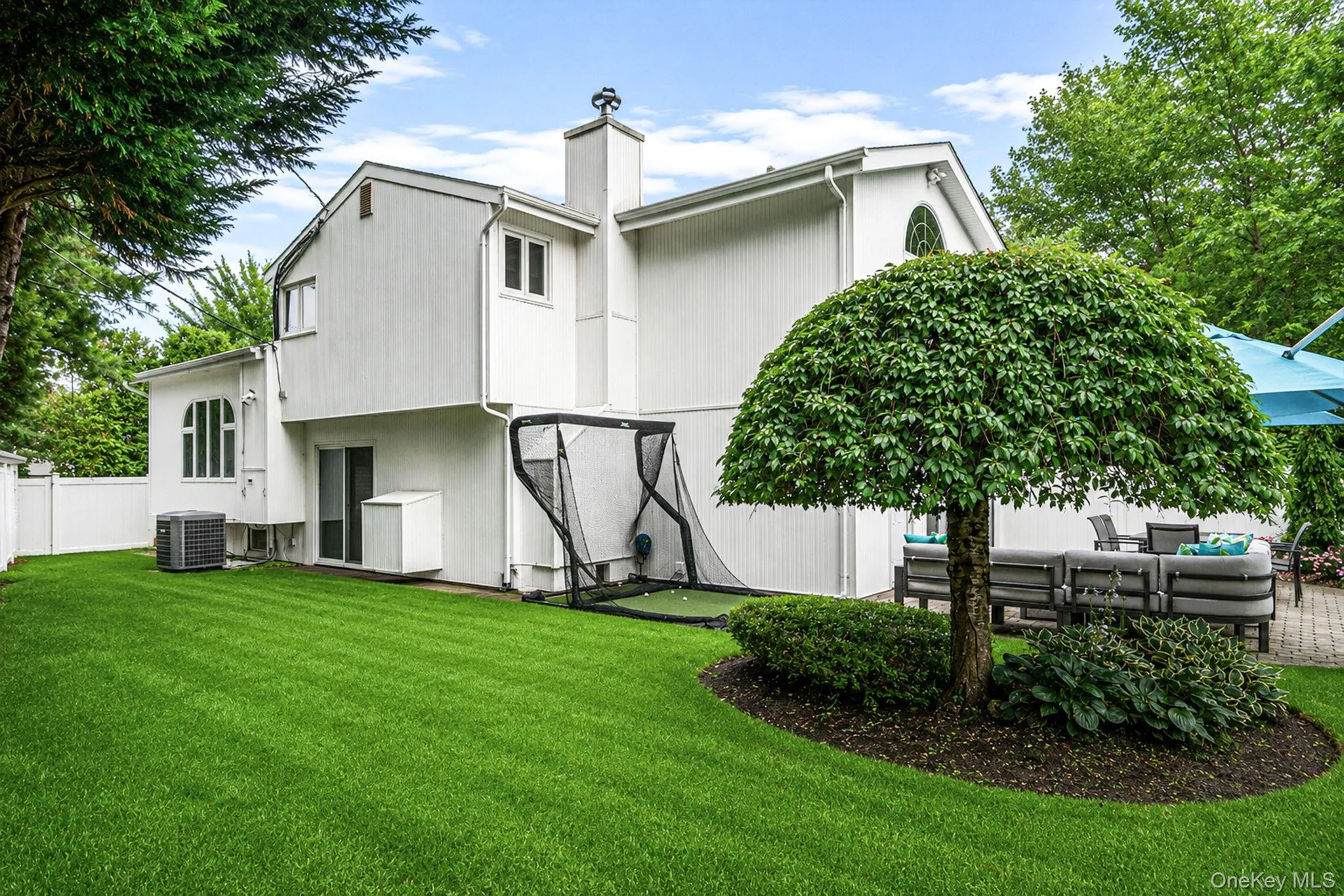 Plenty of green space with fenced in yard Plenty of green space with fenced in yard