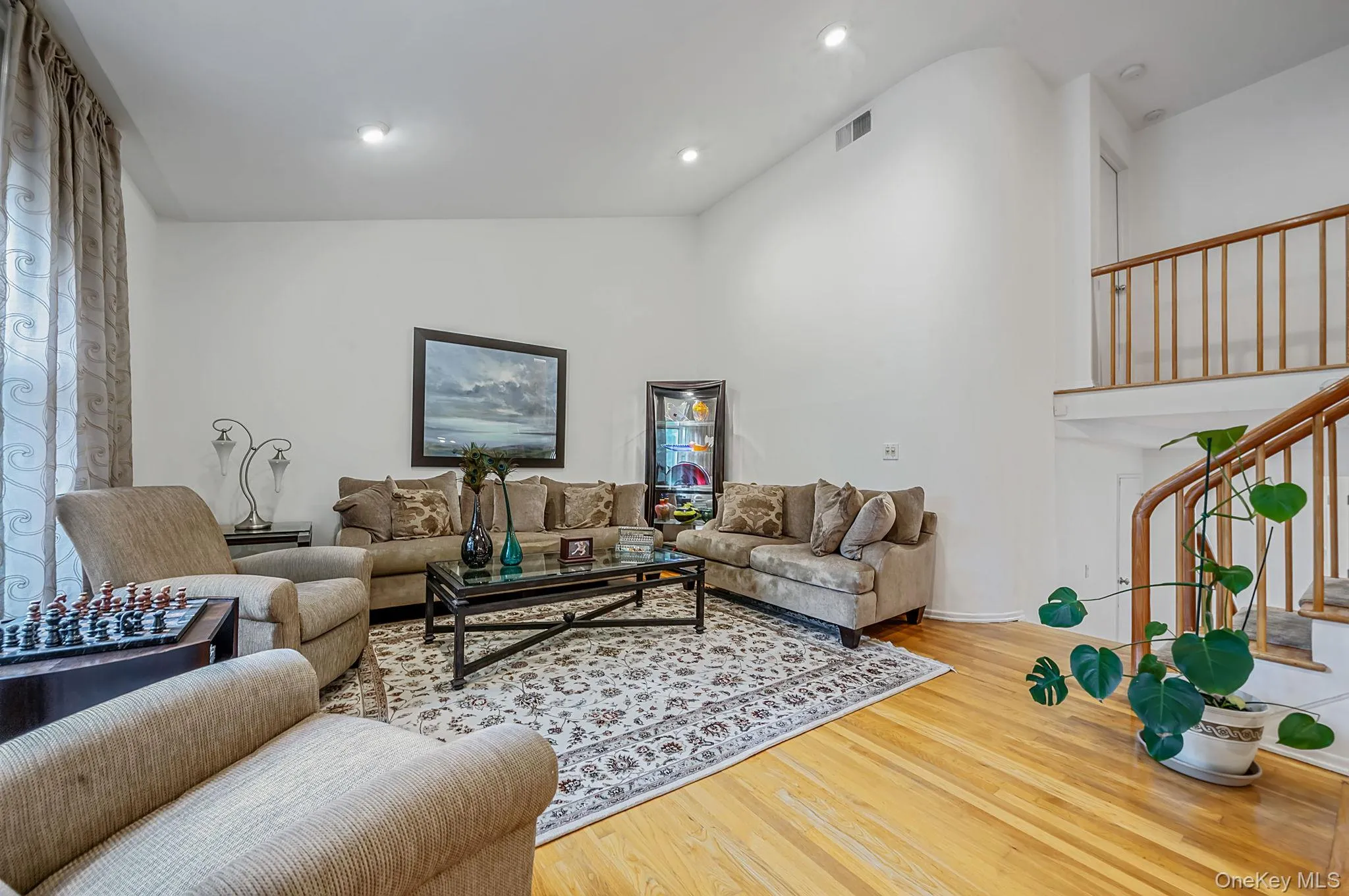 Cozy living room with hardwood flooring Cozy living room with hardwood flooring
