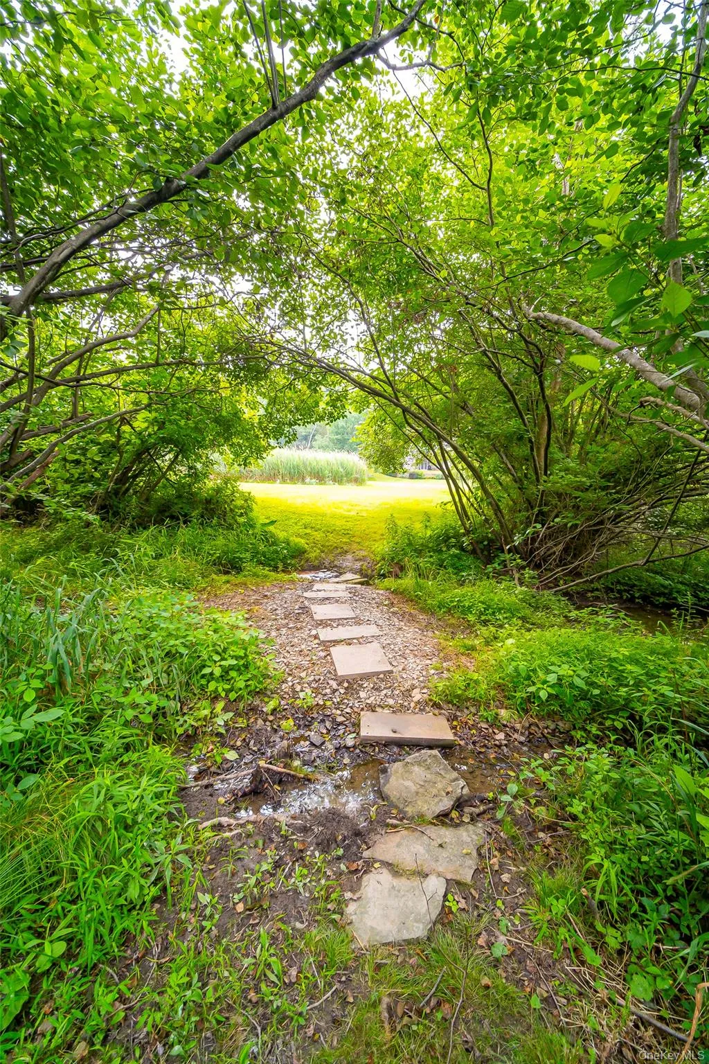 Stroll the enchanted wooded paths at the back of the property. Stroll the enchanted wooded paths at the back of the property.