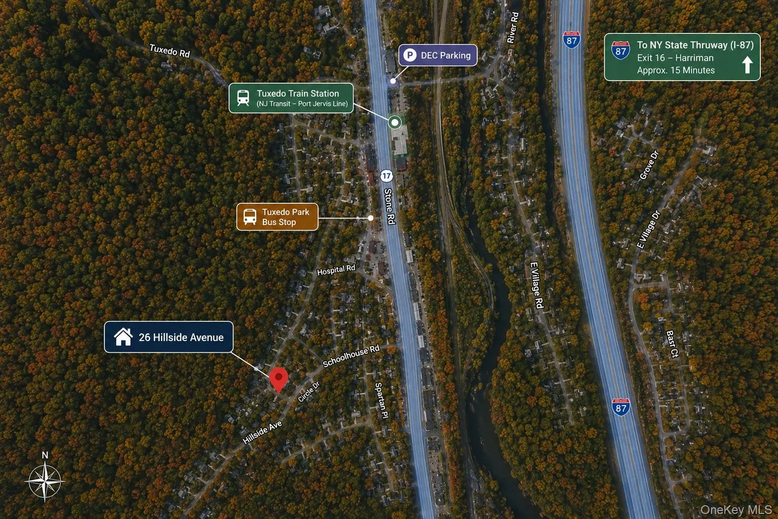 Location Map. Indicating the property's position relative to transportation and local points of interest Location Map. Indicating the property's position relative to transportation and local points of interest