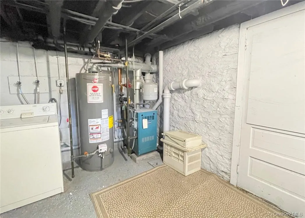 Utility room in basement Utility room in basement