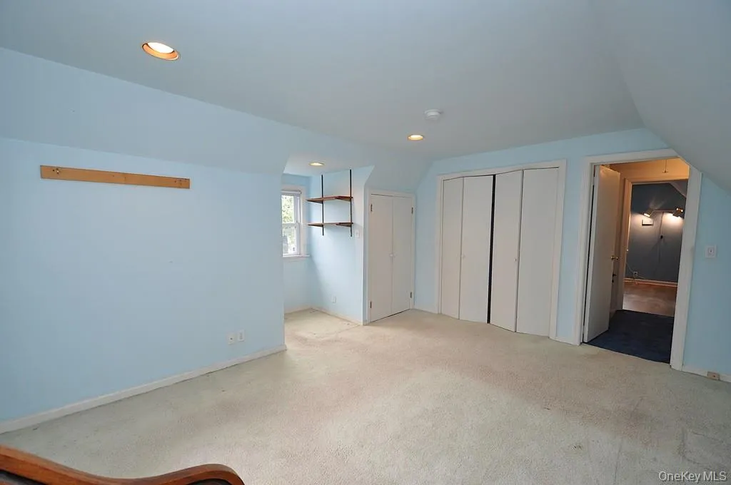 The upstairs primary bedroom has two large closets and is approx. 15'-8" x 15'-3". The upstairs primary bedroom has two large closets and is approx. 15'-8" x 15'-3".