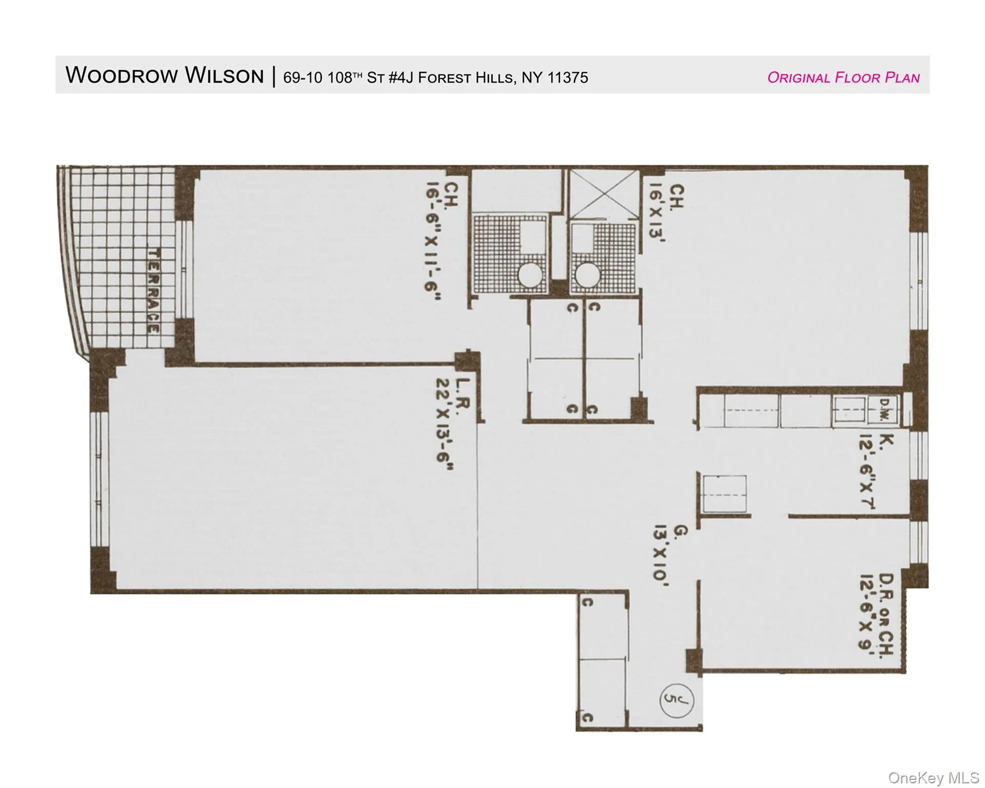 Original layout (shows that a 3rd bedroom is legal and possible) Original layout (shows that a 3rd bedroom is legal and possible)