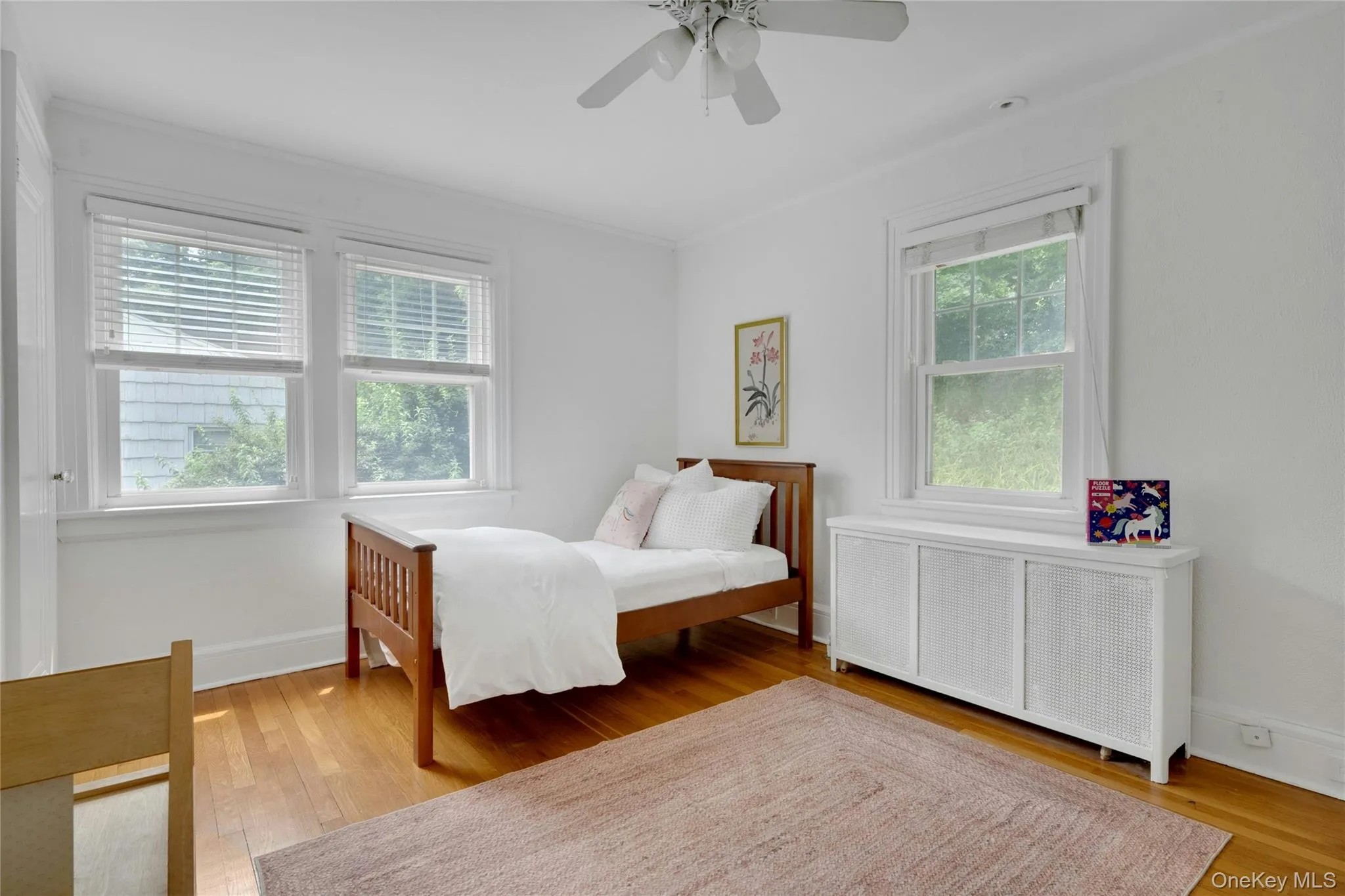 Generously sized bedroom with lots of natural light. Generously sized bedroom with lots of natural light.