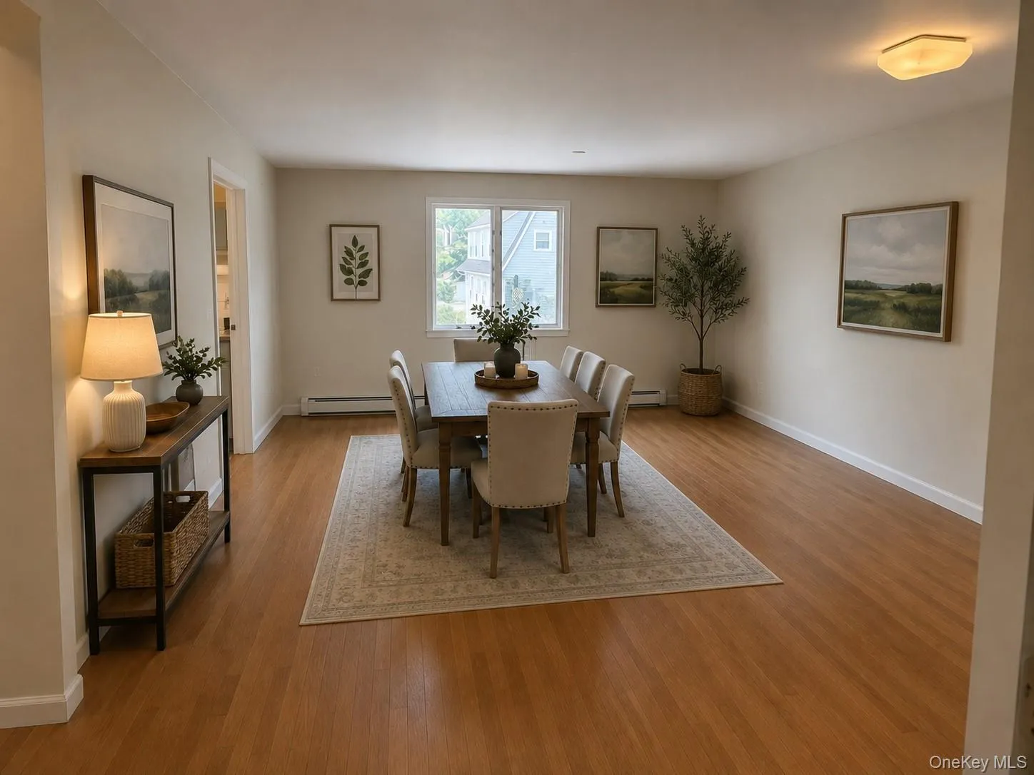 Generated rendering of Dining area Generated rendering of Dining area