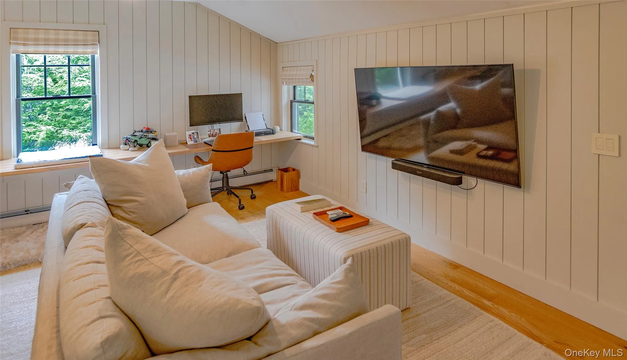 Media room and home office area in close proximity. Media room and home office area in close proximity.