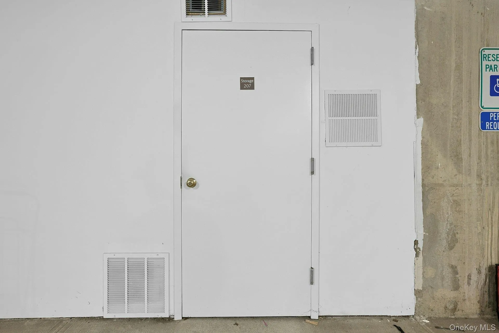 Assigned storage in garage Assigned storage in garage