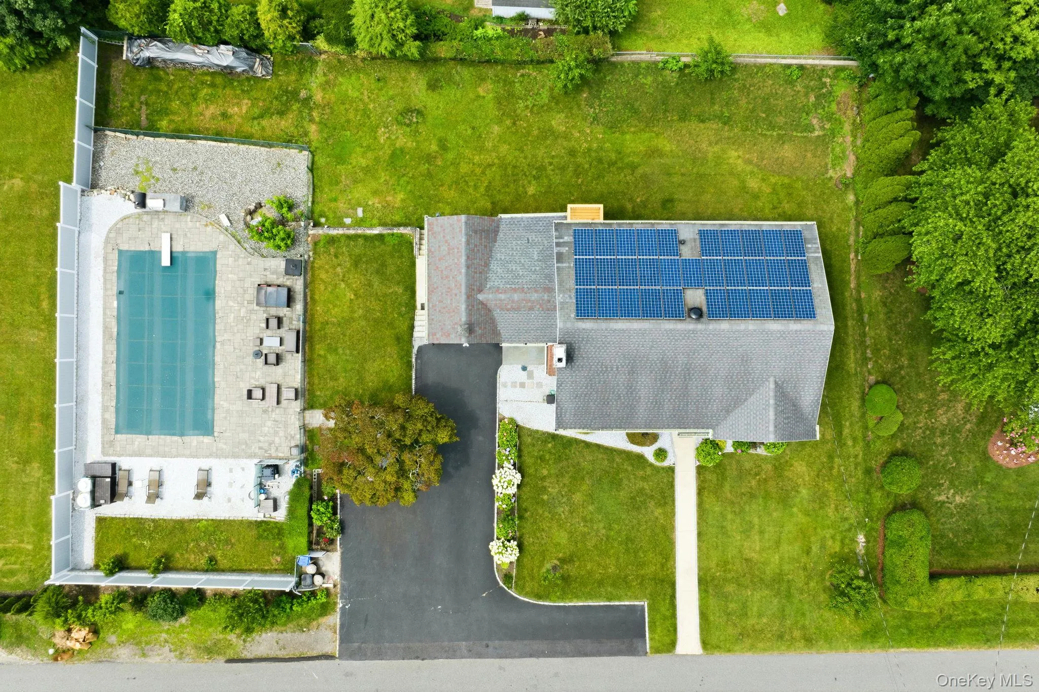 A rare double-lot property offering unmatched privacy. A rare double-lot property offering unmatched privacy.