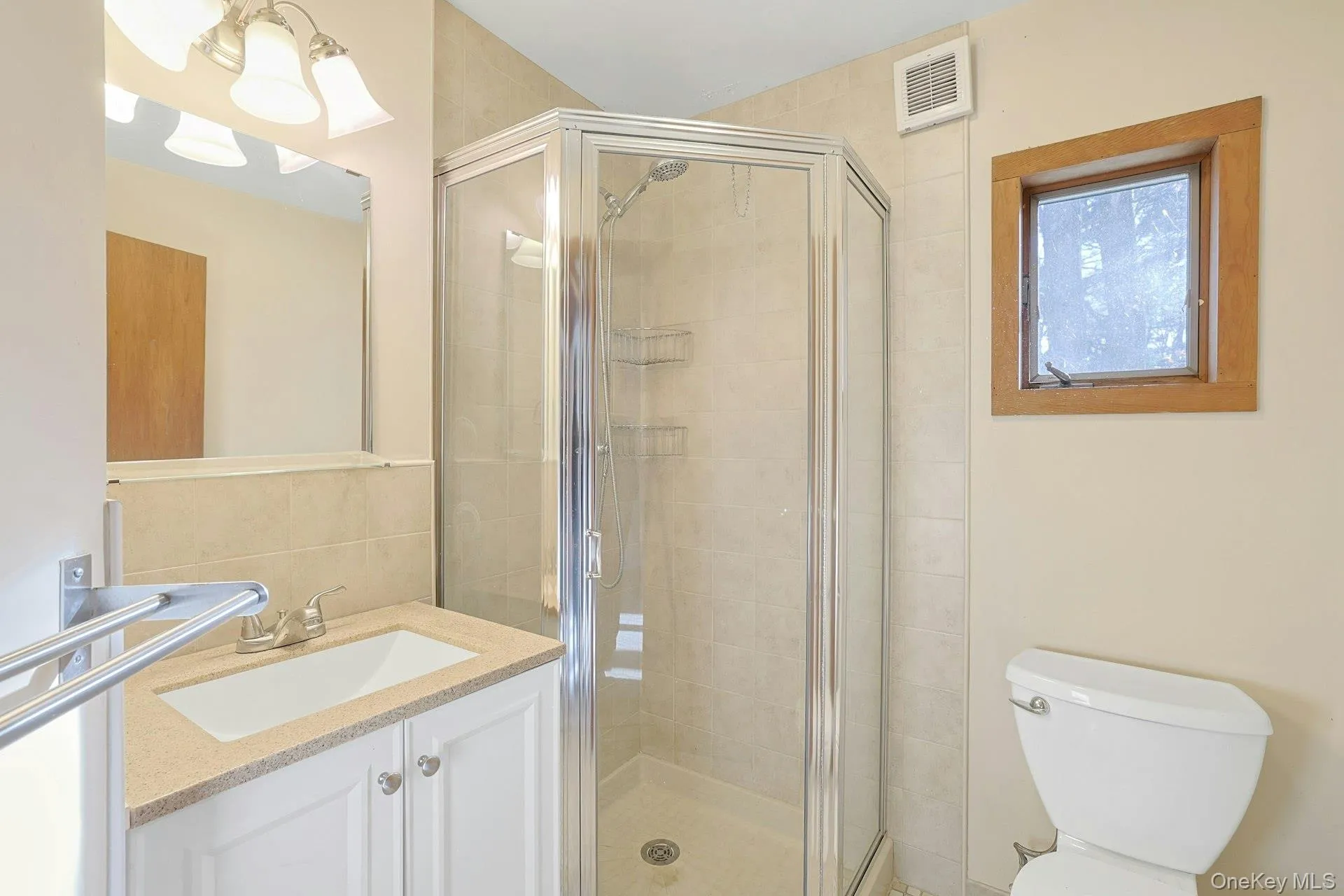 Updated lower level bath Updated lower level bath