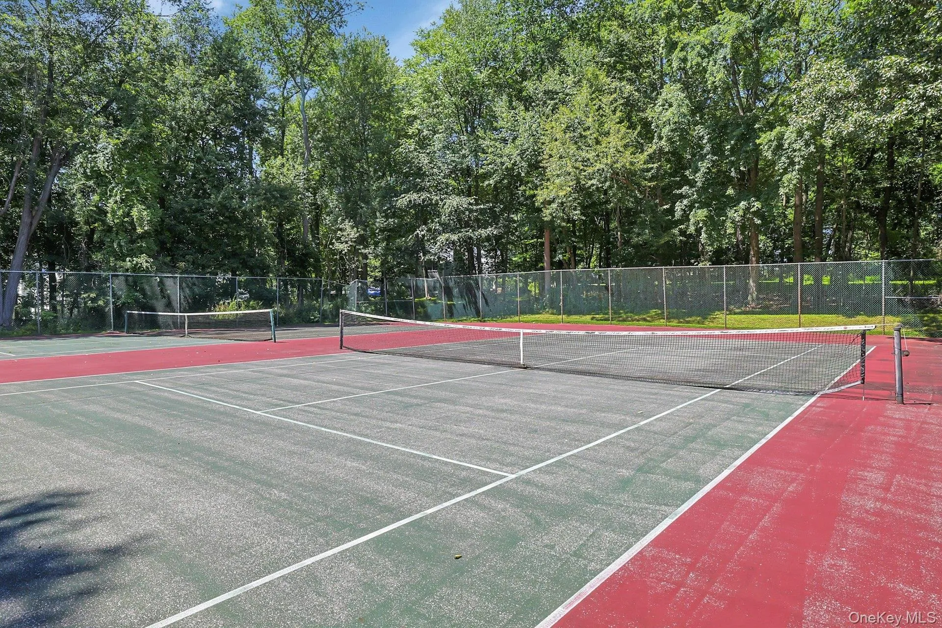 Tennis courts add to the wonderful recreational amenities offered here. Tennis courts add to the wonderful recreational amenities offered here.