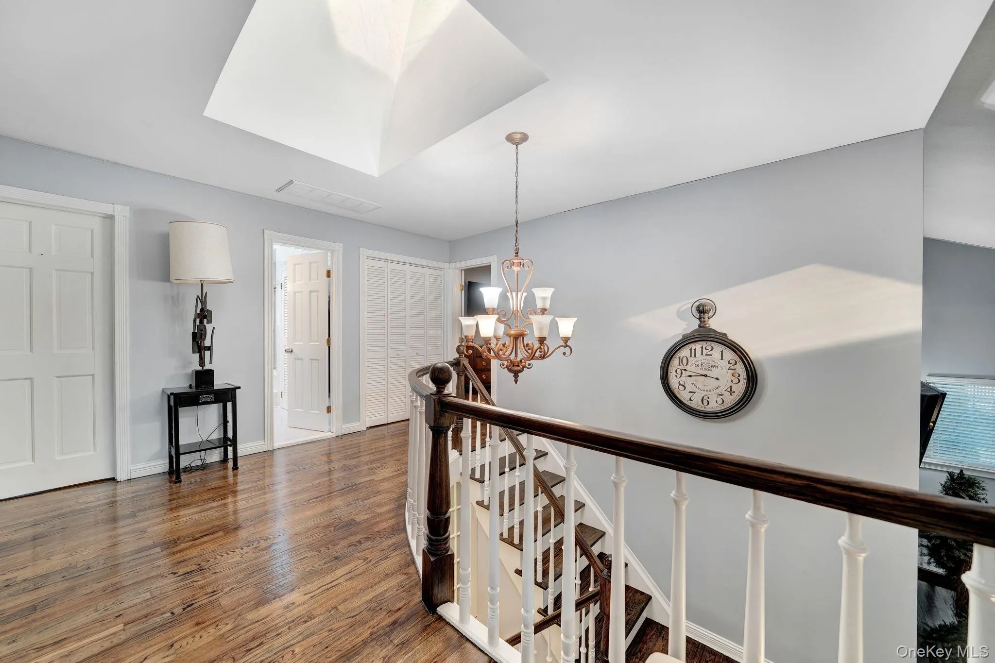 Landing featuring skylight Landing featuring skylight