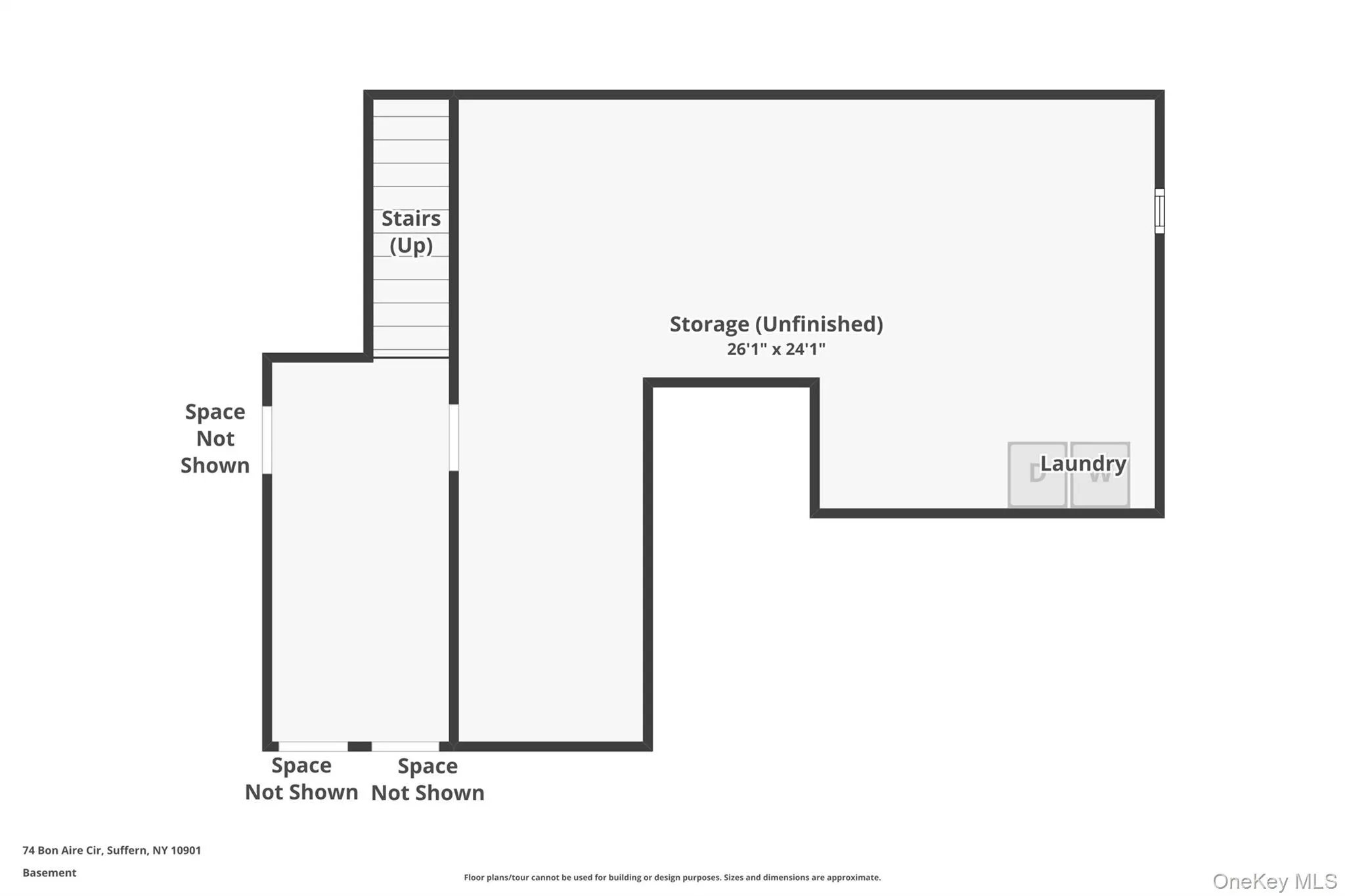 Basement floorplan. All measurements are approx. Basement floorplan. All measurements are approx.
