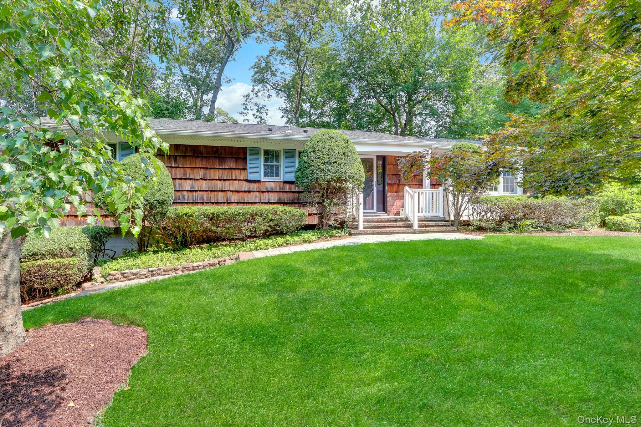 front lawn with paver sidewalk and front entry front lawn with paver sidewalk and front entry