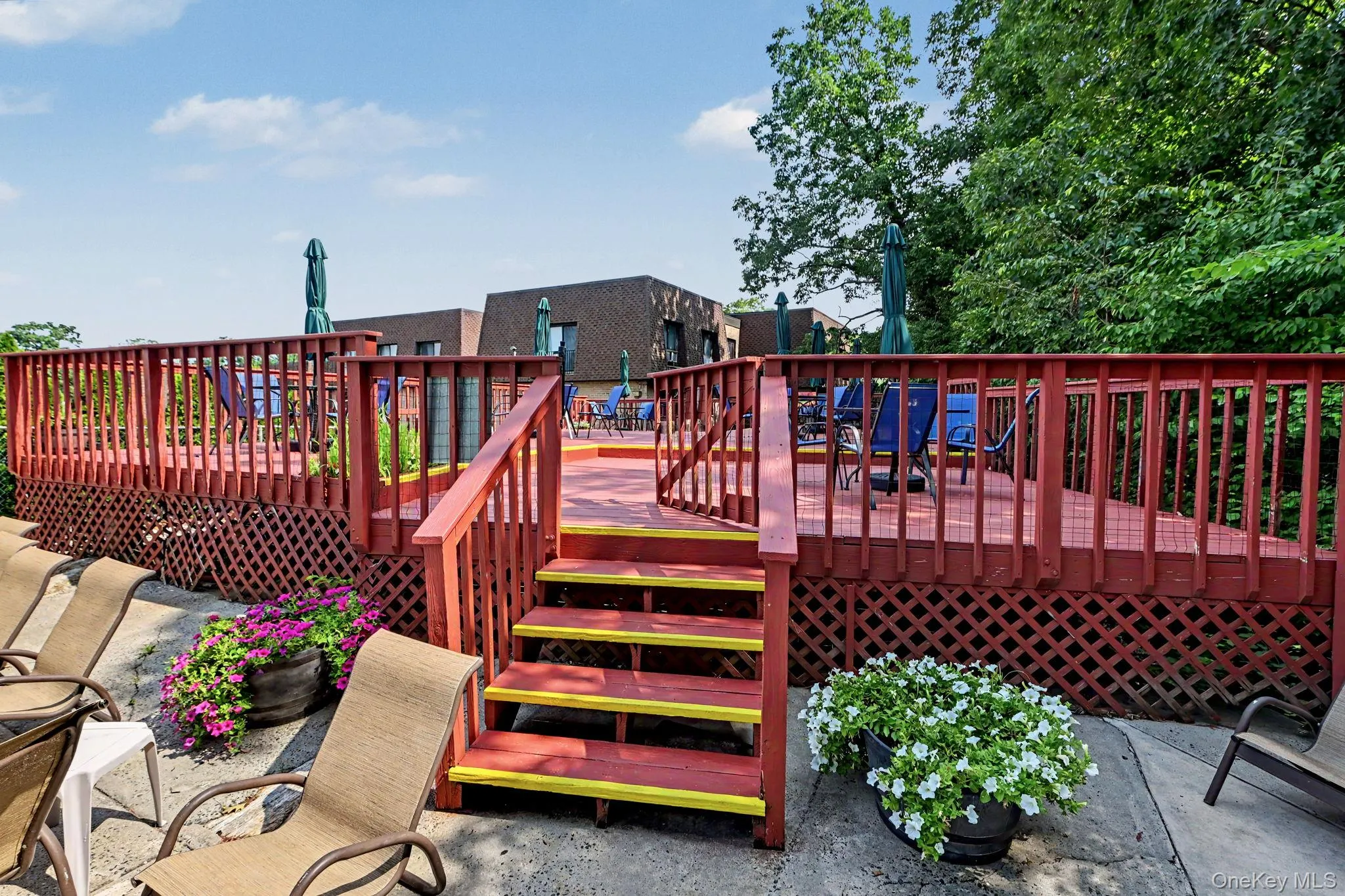 Pool deck. Pool deck.