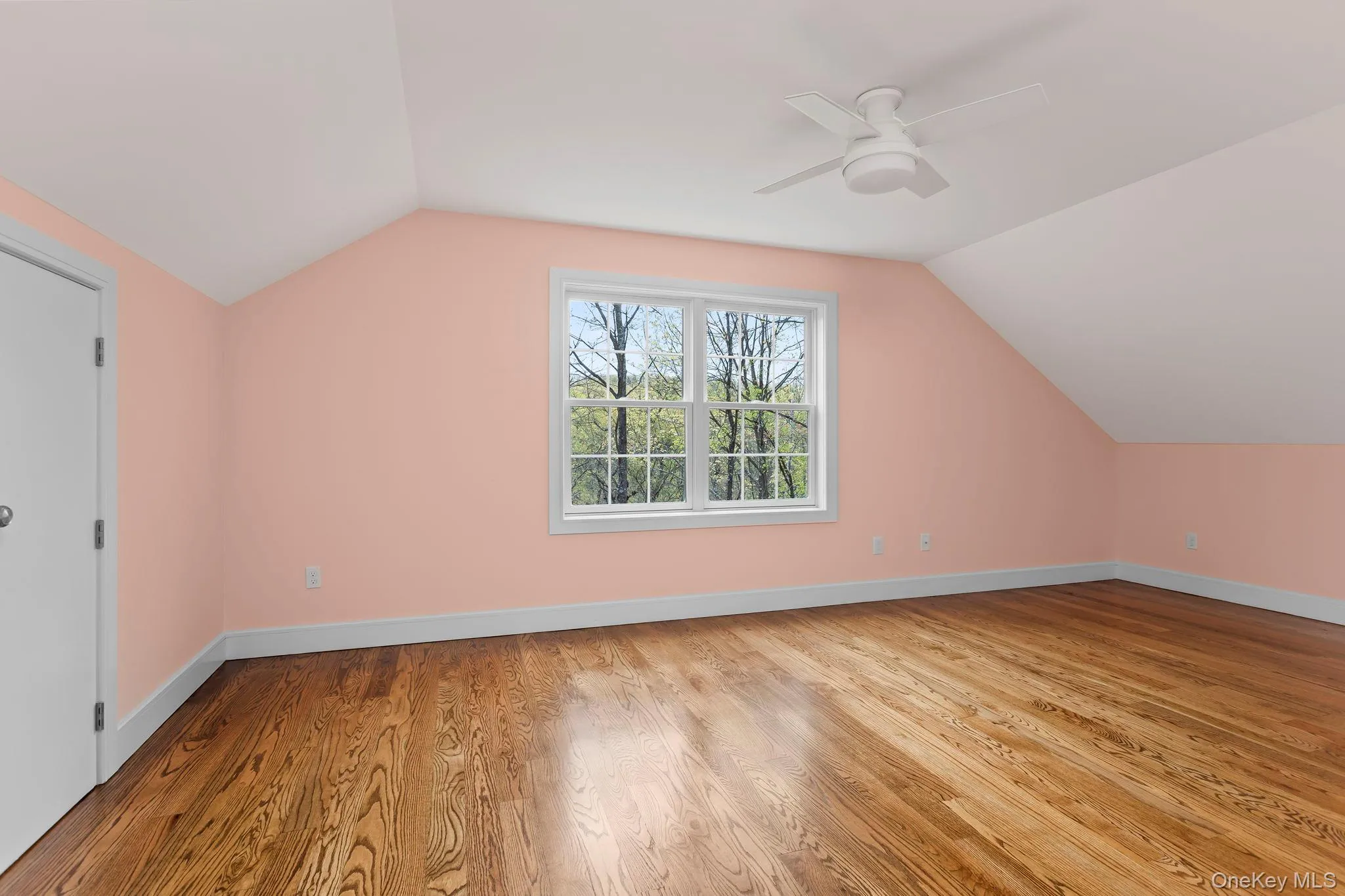 Builders' previously built ample sized bedroom with higher ceiling, a double closet and hardwood floor. All subject to change Builders' previously built ample sized bedroom with higher ceiling, a double closet and hardwood floor. All subject to change