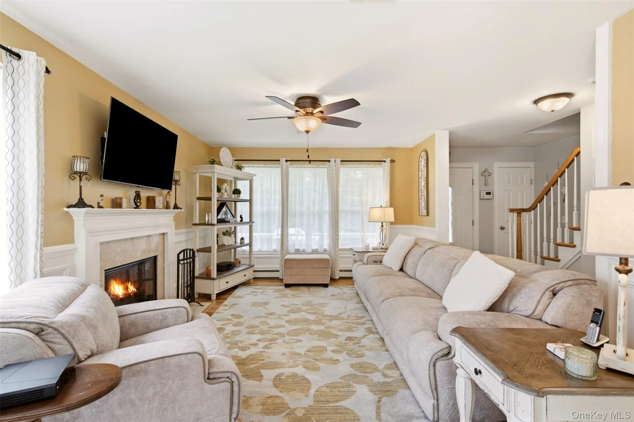 Warm and inviting retreat with wood fireplace Warm and inviting retreat with wood fireplace