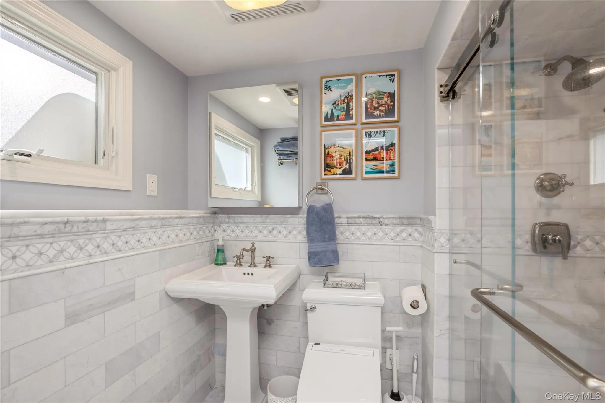 Renovated lower level full bathroom Renovated lower level full bathroom