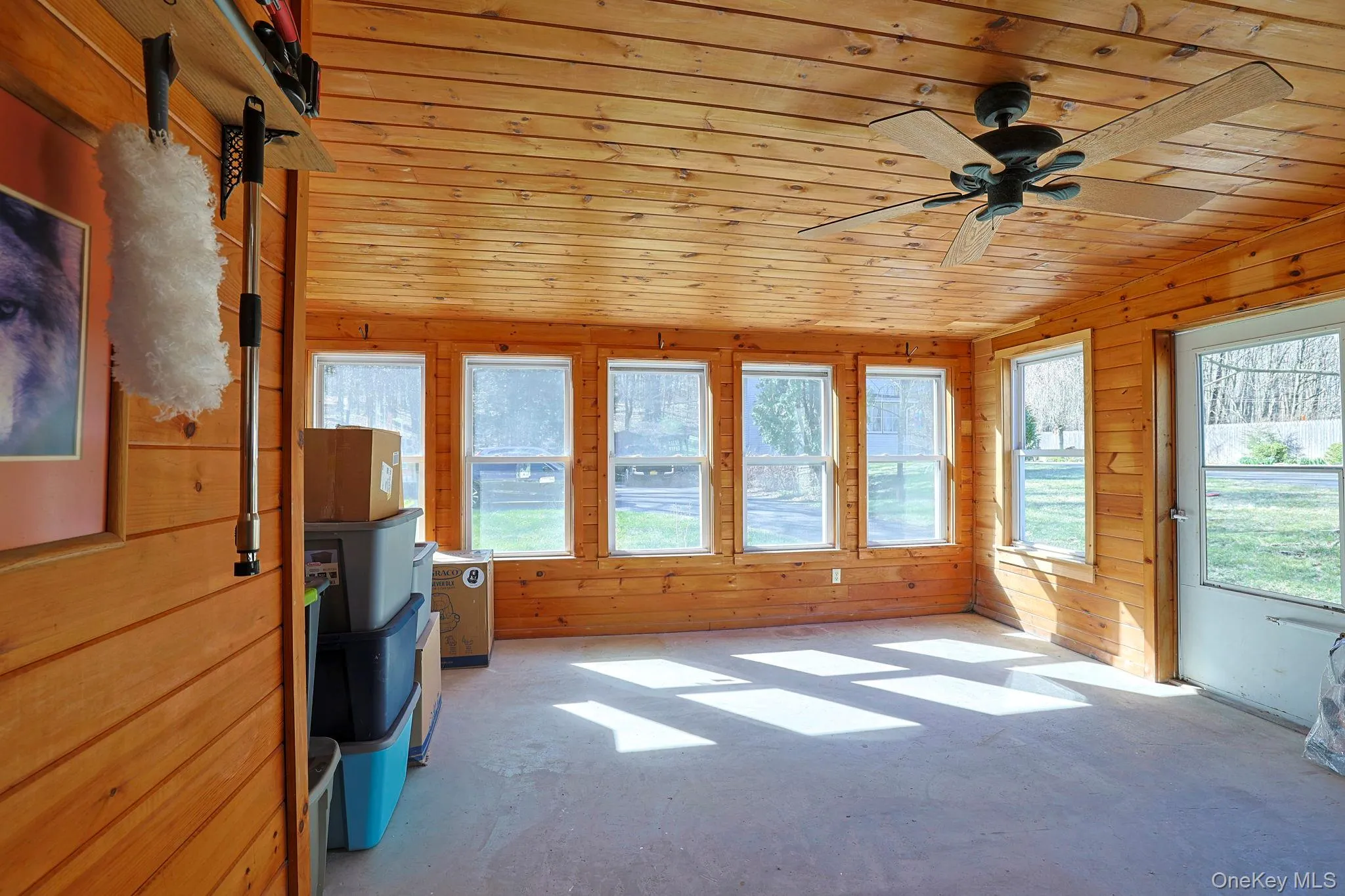 View of unfurnished sunroom View of unfurnished sunroom