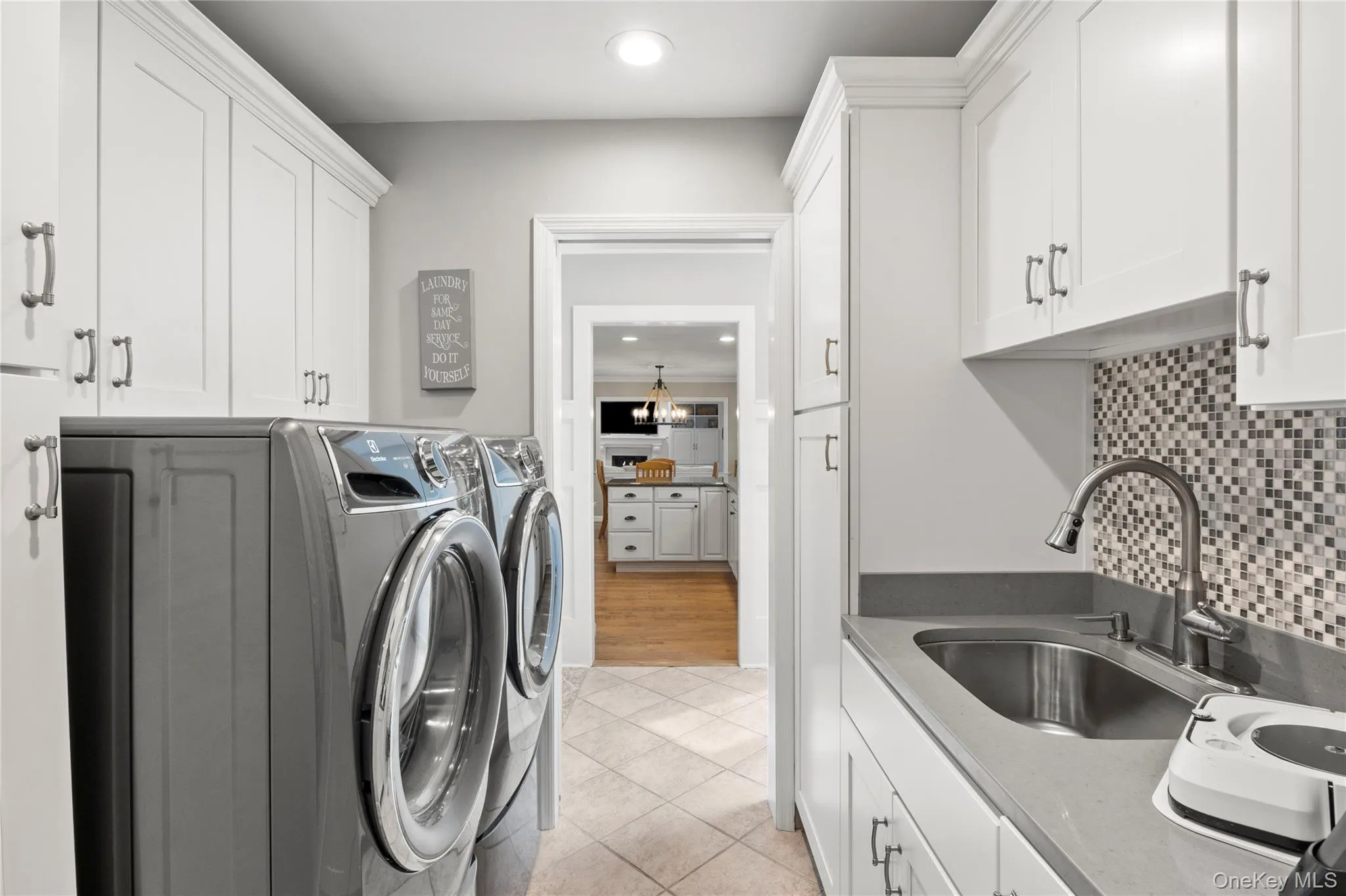 Laundry Room With Sink & Storage Laundry Room With Sink & Storage