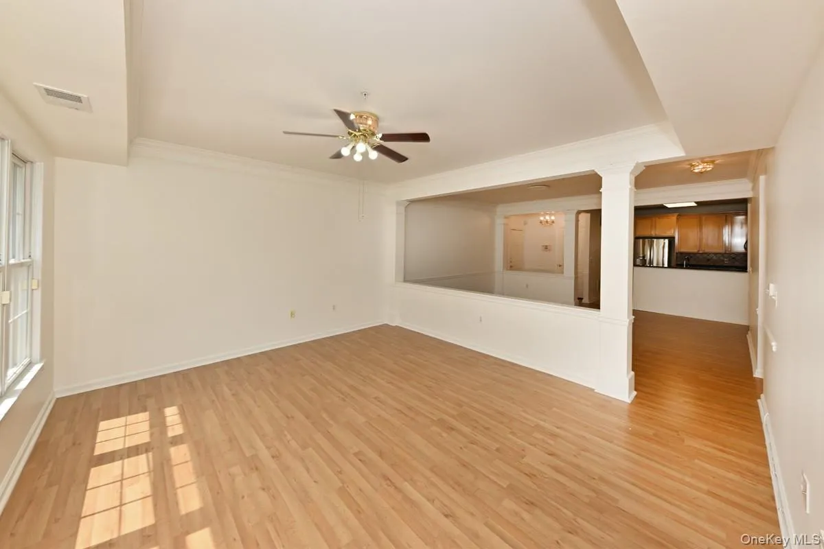 Angle shows Living room w Dining room behind n kitchen behind Dining room. Angle shows Living room w Dining room behind n kitchen behind Dining room.