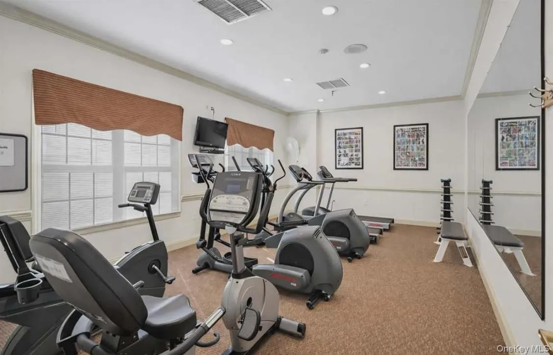 Clubhouse exercise room Clubhouse exercise room