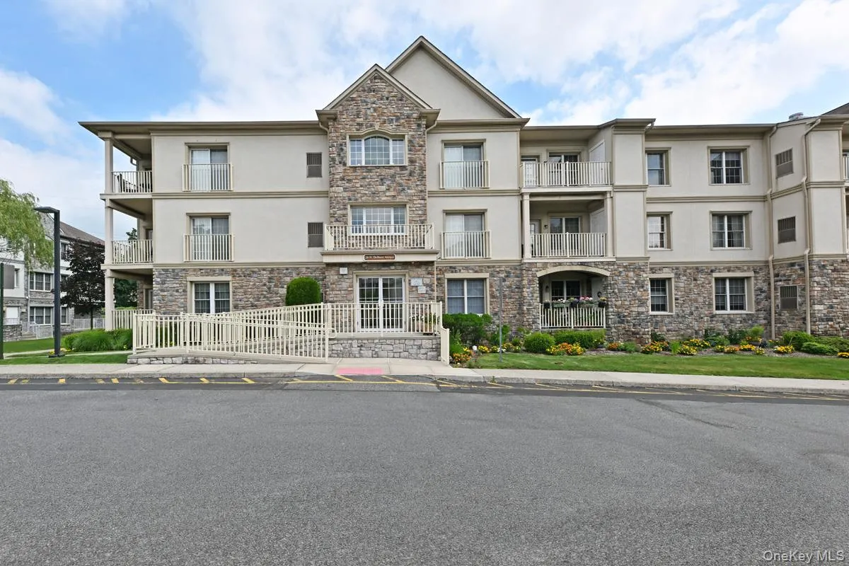 Front of building with ramp access entry. Front of building with ramp access entry.