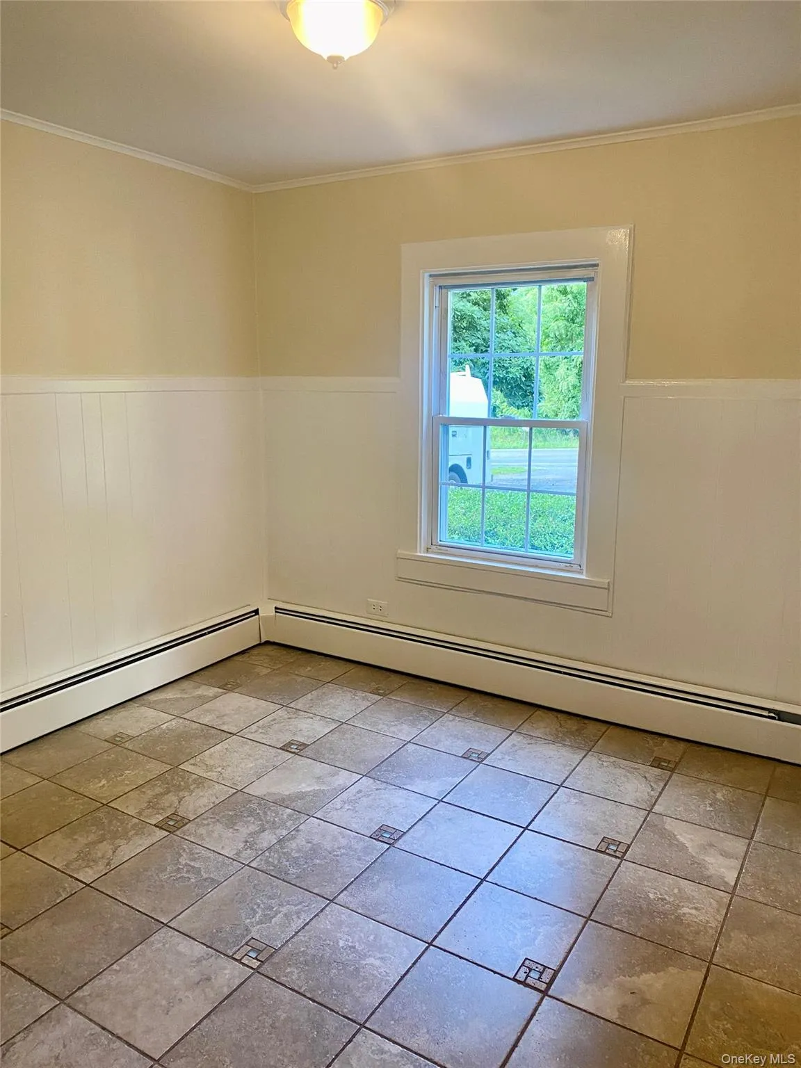 Custom tile floors in the breakfast nook Custom tile floors in the breakfast nook