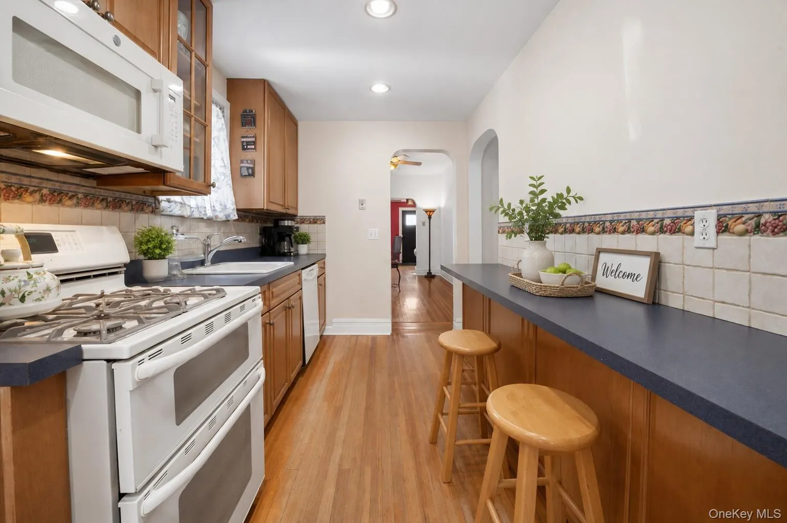 Virtually Staged galley Kitchen Virtually Staged galley Kitchen