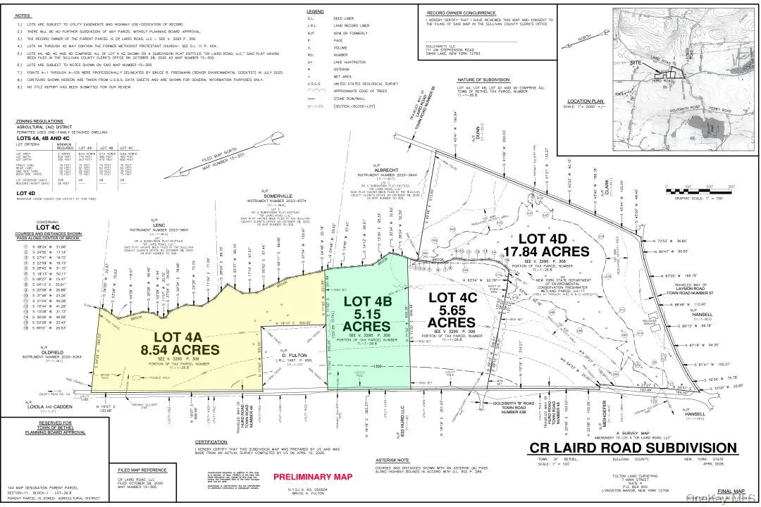 Lot 4B Hurd Road, Bethel, NY, ,Land,For Rent,Hurd,0,1024661 Lot 4B Hurd Road, Bethel, NY, ,Land,For Rent,Hurd,0,1024661
