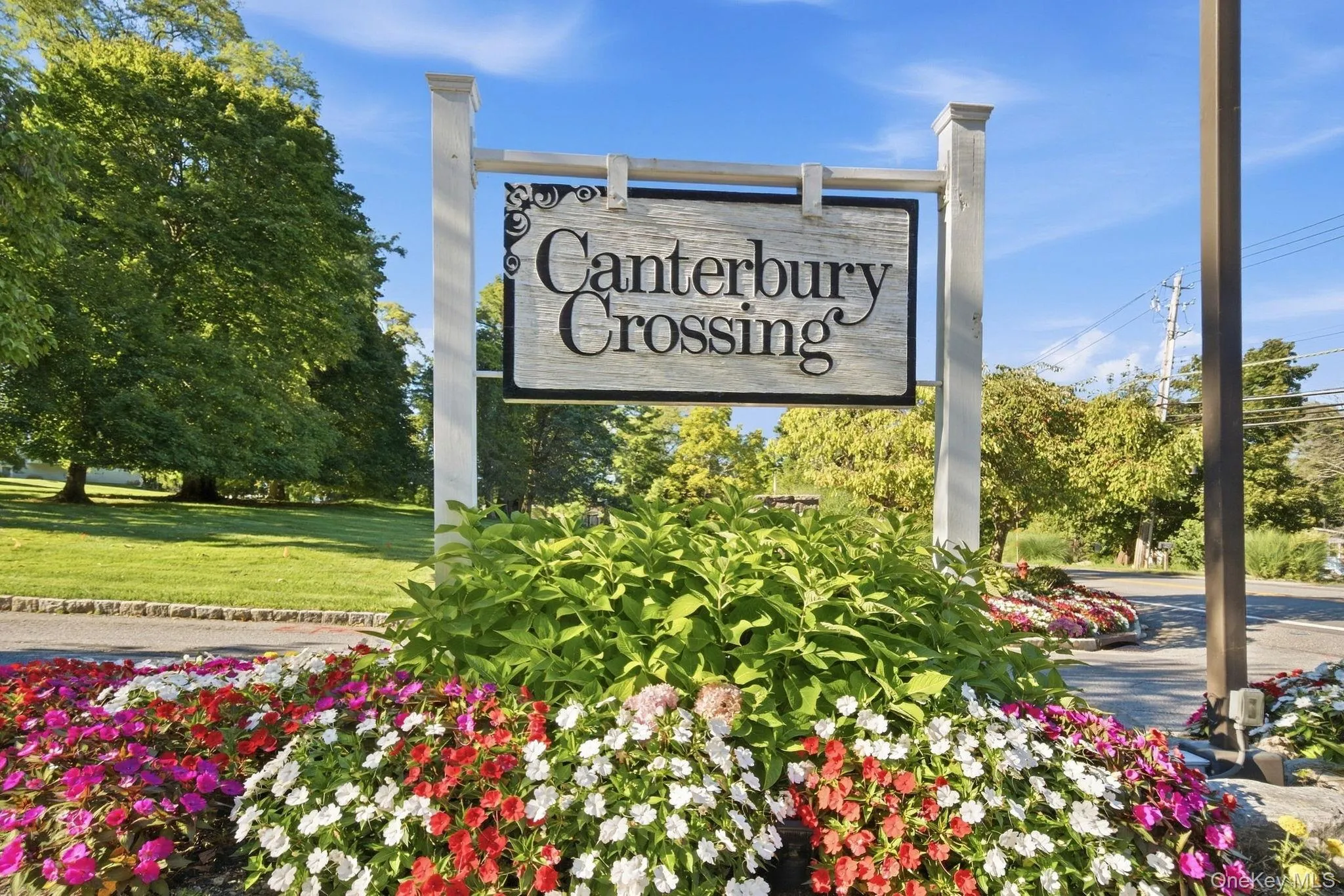 Canterbury Crossing encompasses approximately 53 acres with landscaped grounds, ponds and wooded areas. Canterbury Crossing encompasses approximately 53 acres with landscaped grounds, ponds and wooded areas.