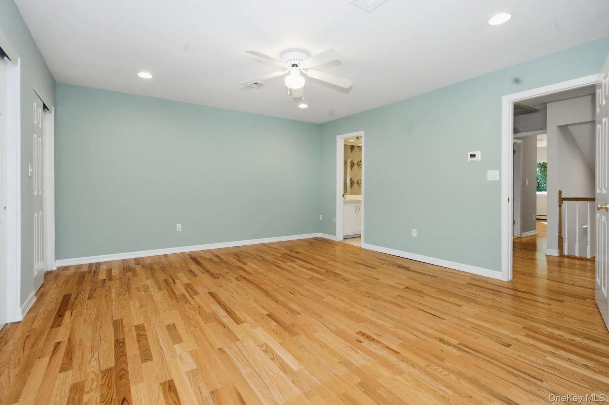 Primary bedroom offers flexible wall space for a variety of furniture arrangements. Primary bedroom offers flexible wall space for a variety of furniture arrangements.