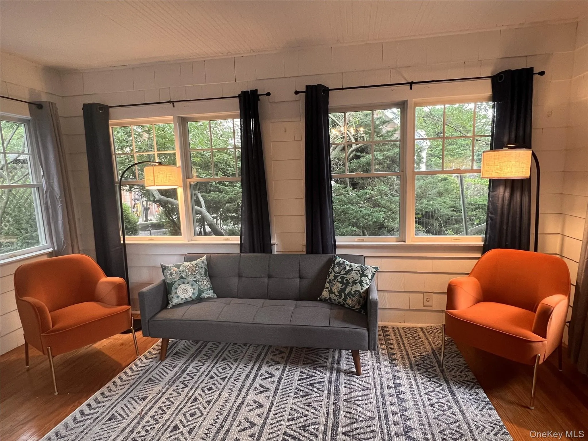 Living room featuring wood finished floors Living room featuring wood finished floors