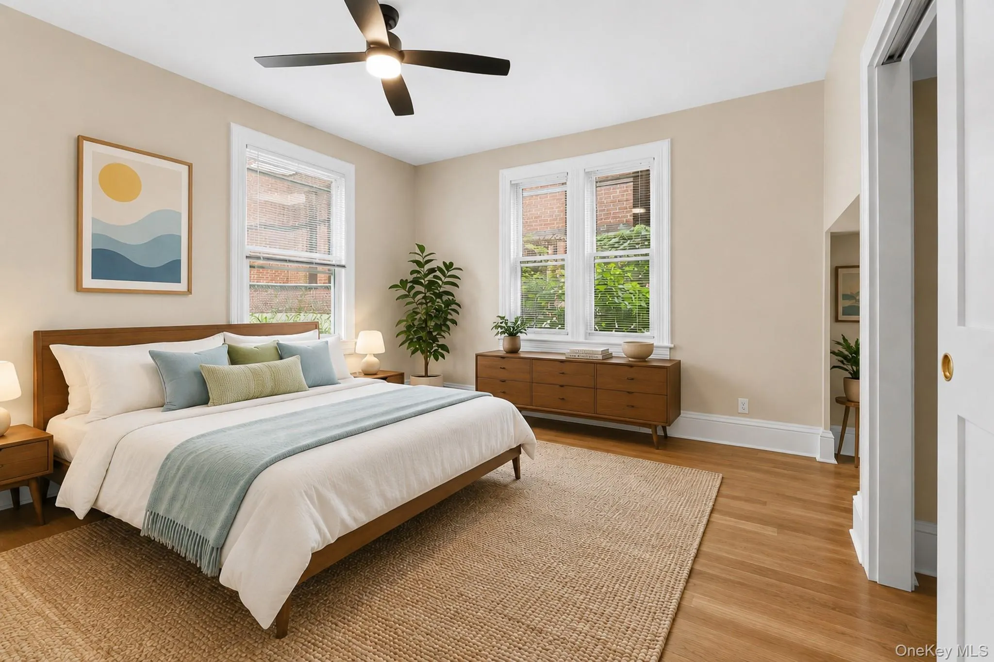 Virtually Staged. The stunning main bedroom has plenty of space for all your needs. Virtually Staged. The stunning main bedroom has plenty of space for all your needs.