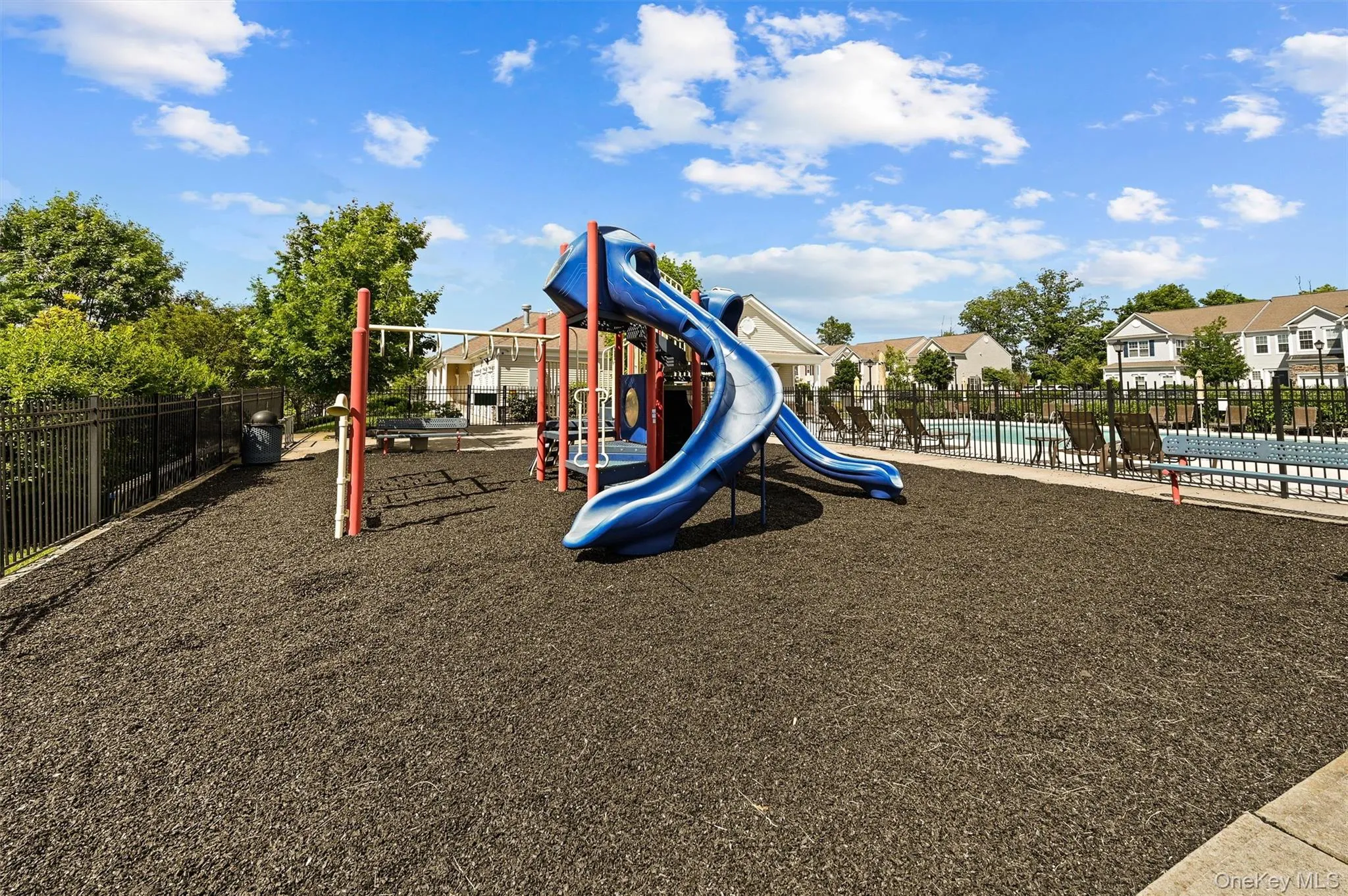 With a soft mulch ground for safety. With a soft mulch ground for safety.