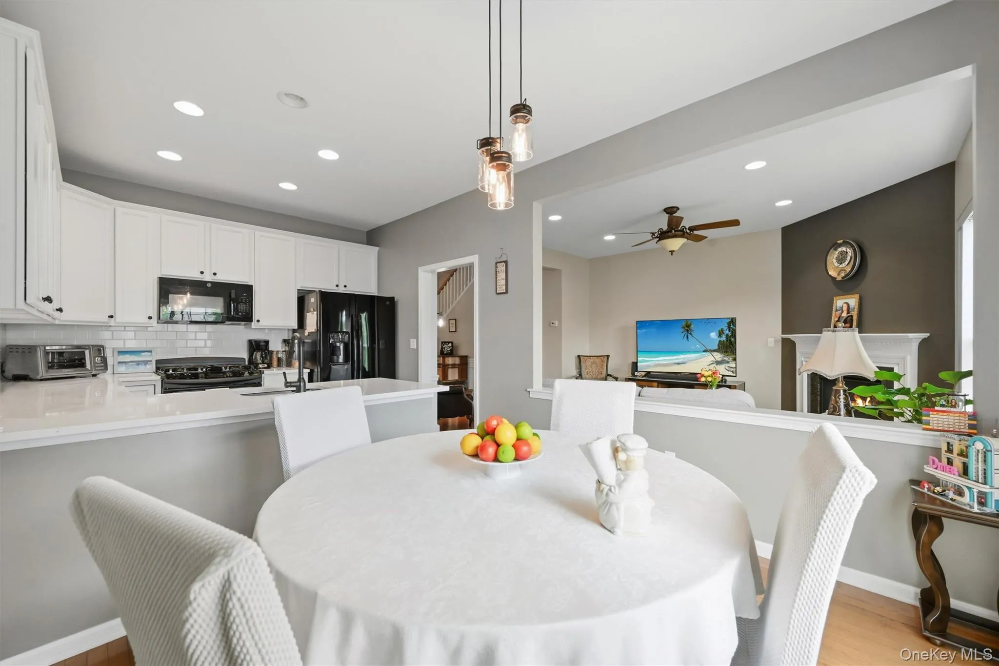 I love how it opens to the living room keeping everyone close together. I love how it opens to the living room keeping everyone close together.