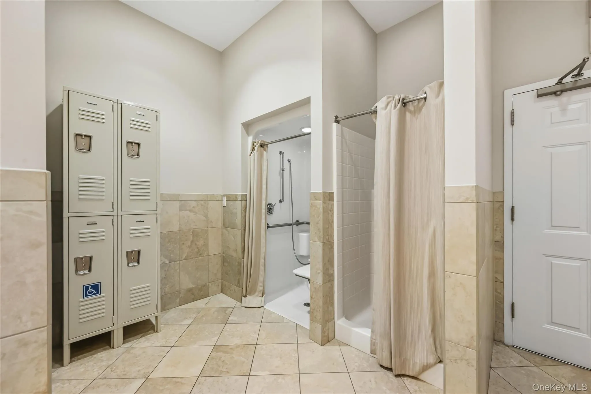Feel free to use the lockers and shower after a work out or swim. Feel free to use the lockers and shower after a work out or swim.