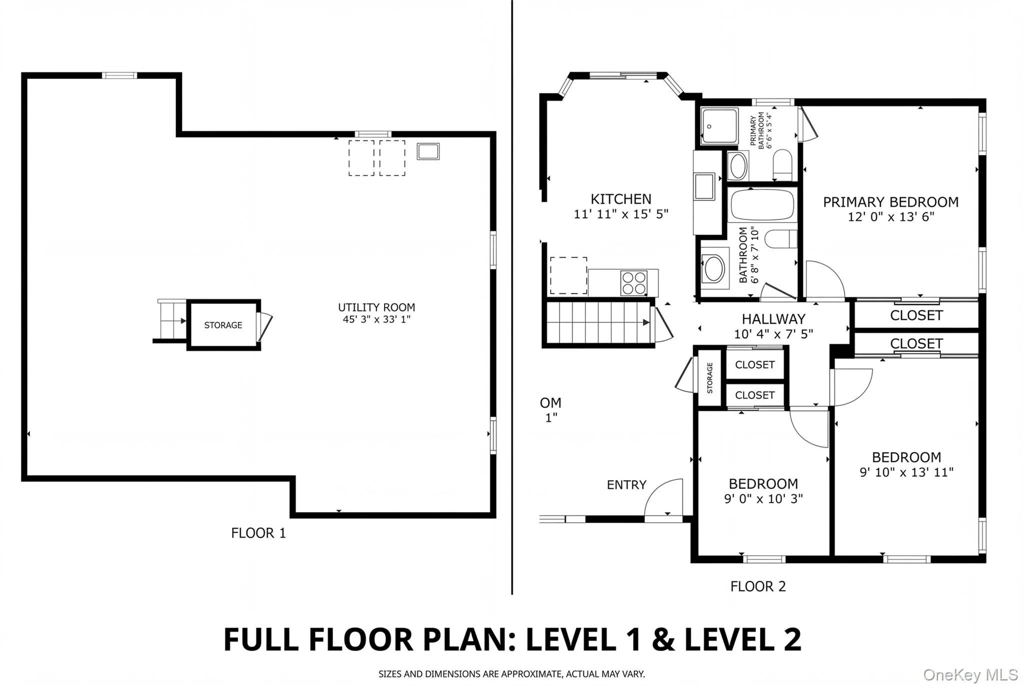 Both levels' floor plans featured in one look! Both levels' floor plans featured in one look!