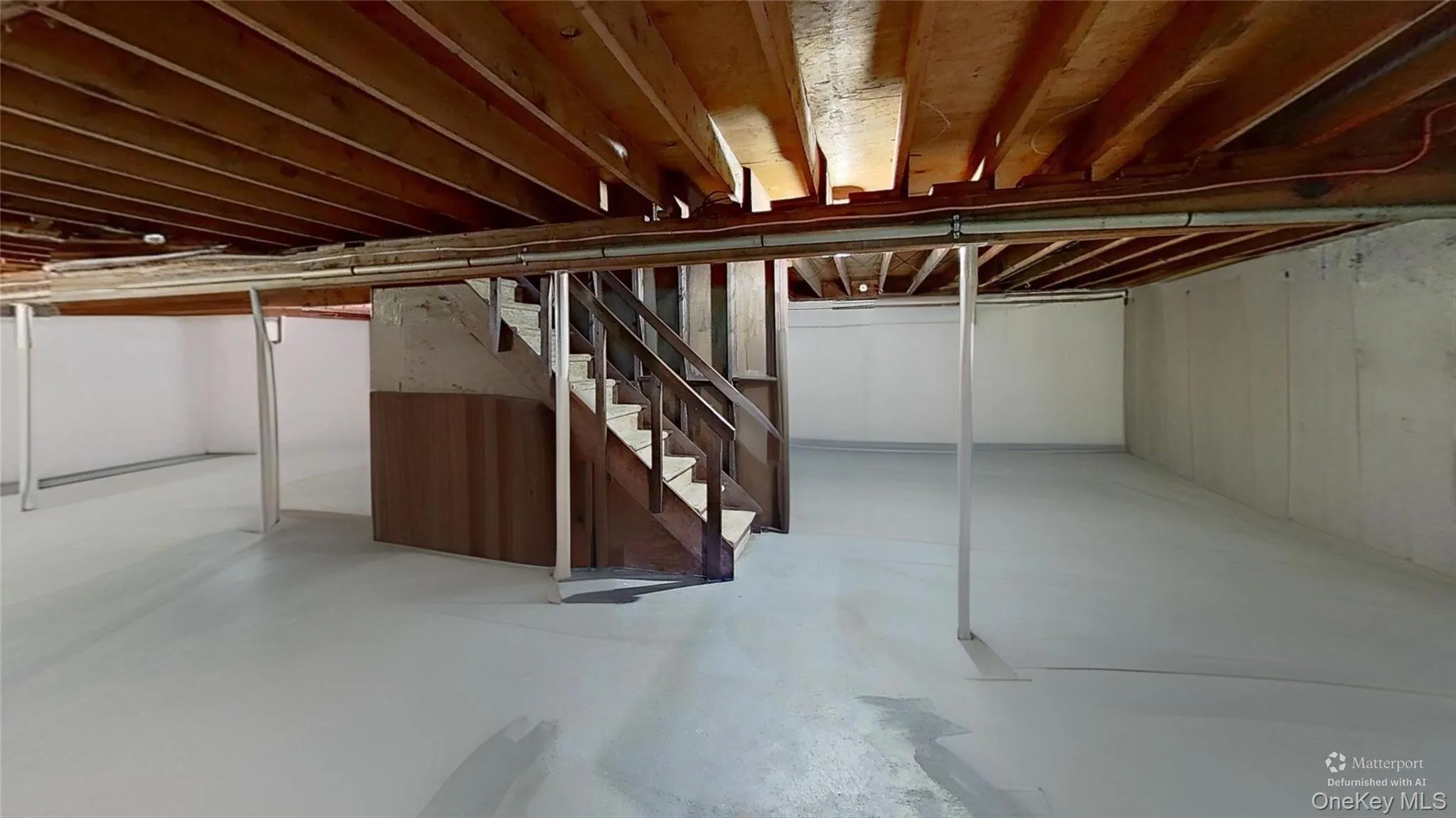 Full basement is featured here in a DEFURNISHED photo! Full basement is featured here in a DEFURNISHED photo!