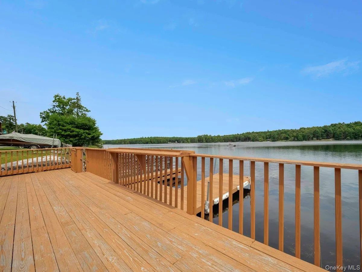 Lakefront deck Lakefront deck