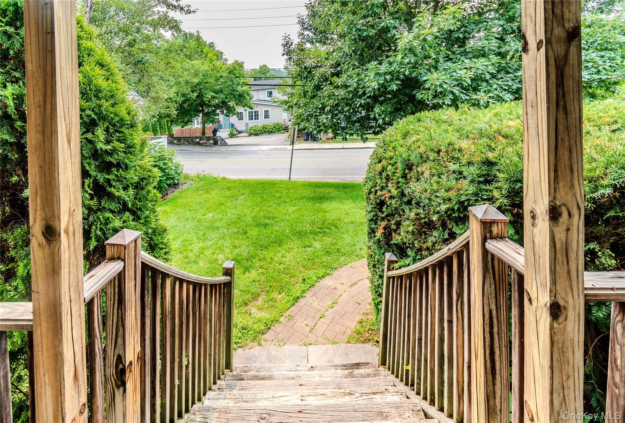 Stairs to open porch Stairs to open porch