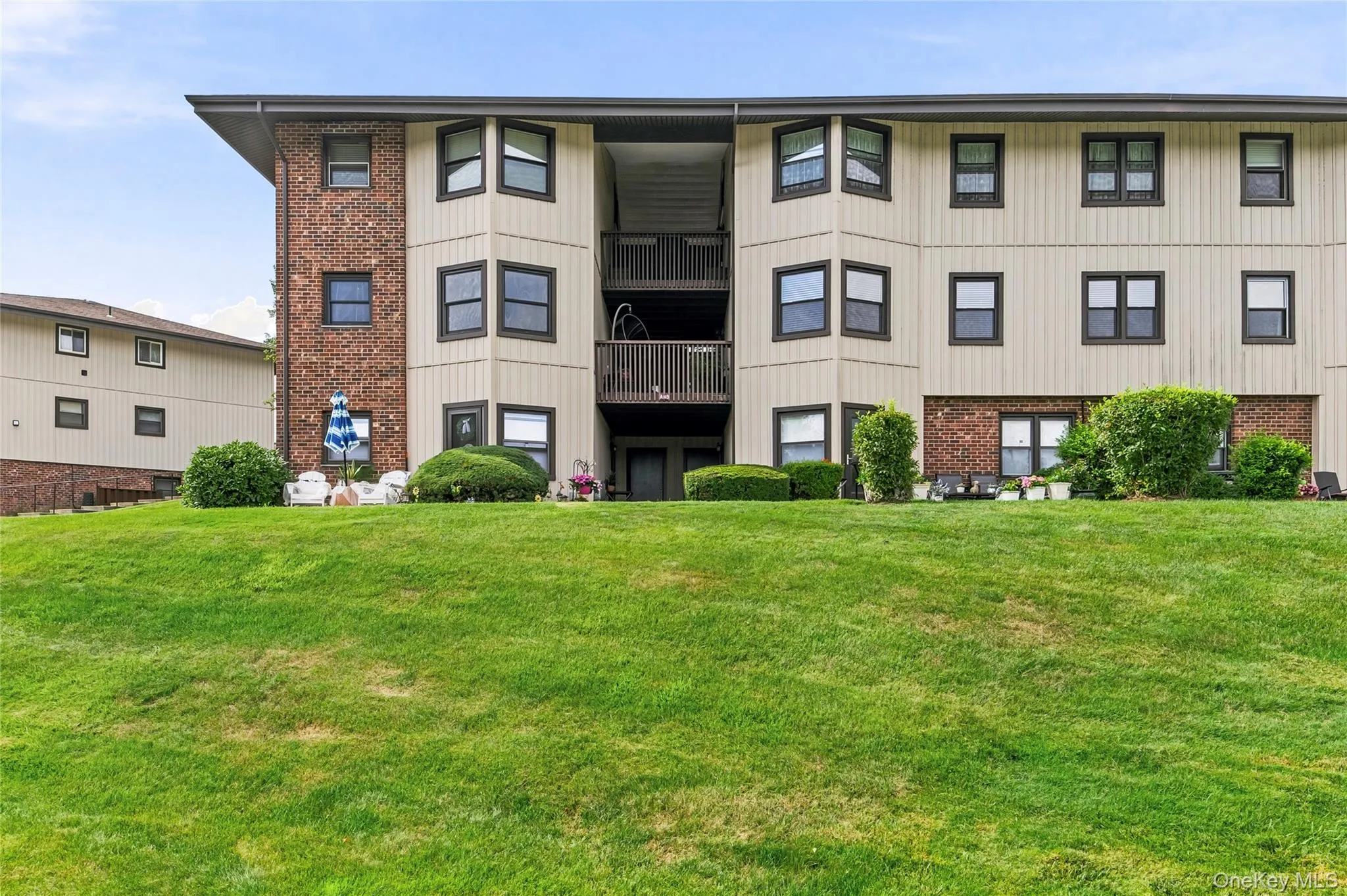 First floor living with your own patio and green space. First floor living with your own patio and green space.