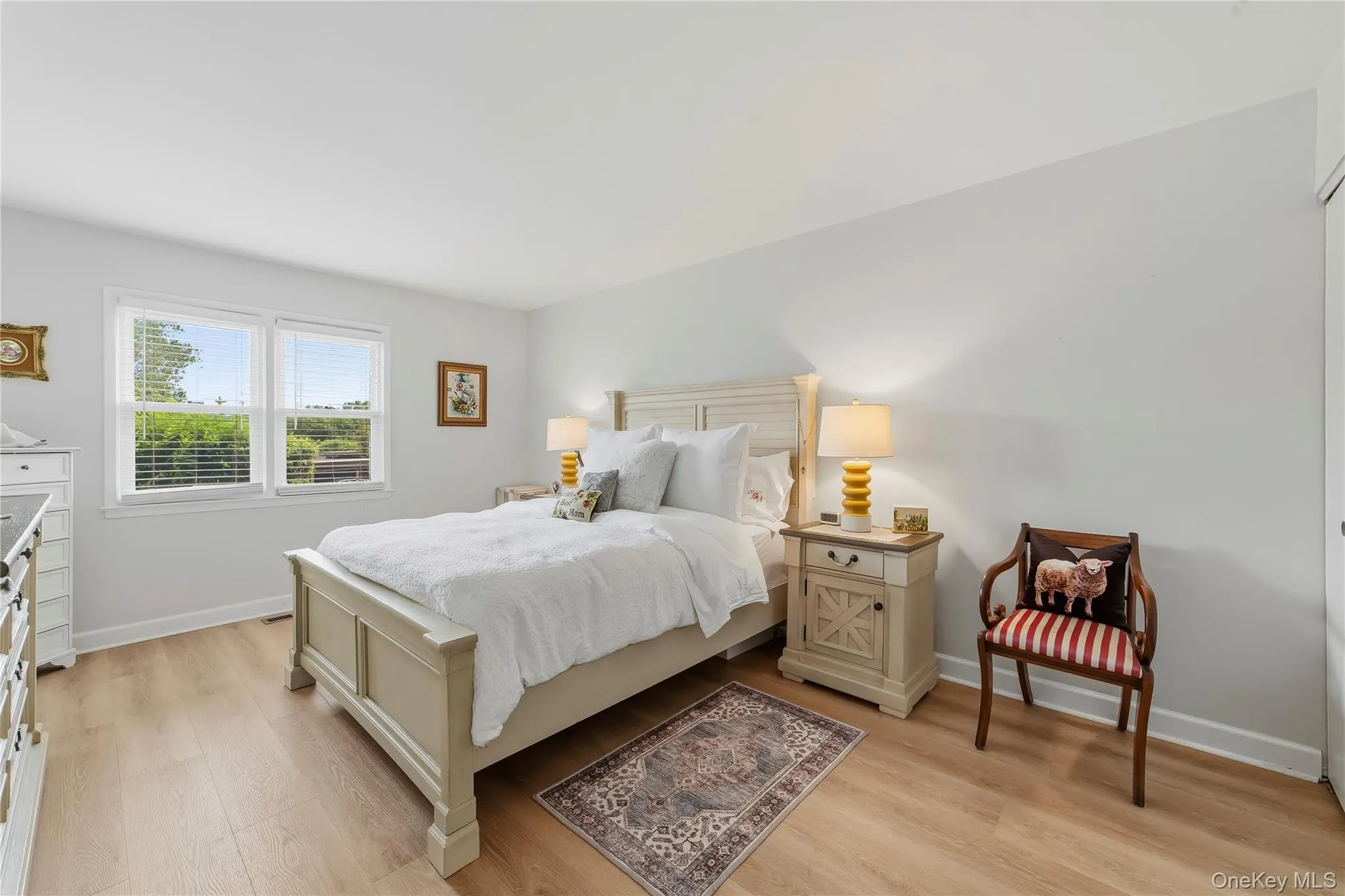 The bedroom is so spacious can fit a king bed and night tables, dresser and bureau. The bedroom is so spacious can fit a king bed and night tables, dresser and bureau.