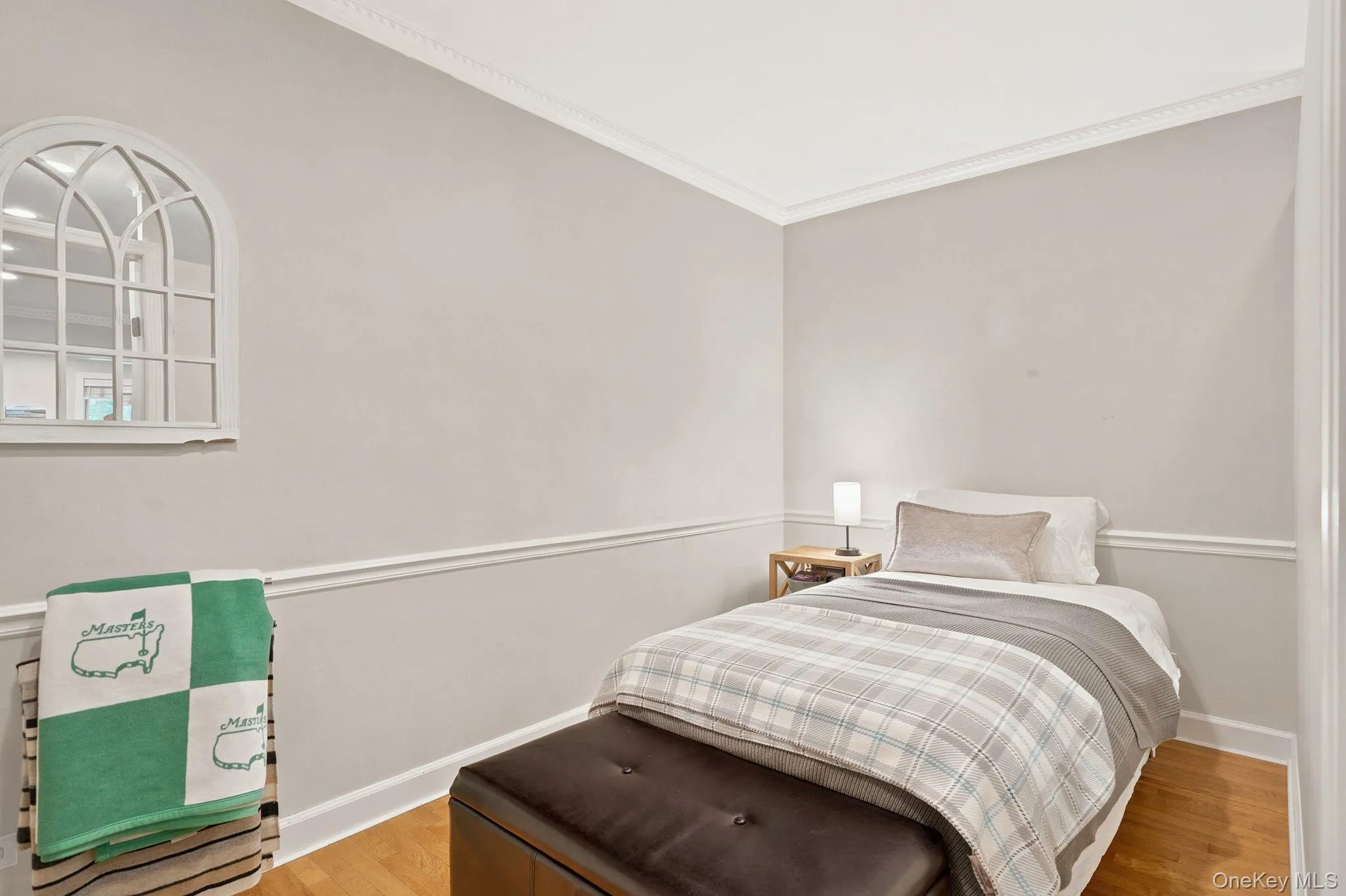 A full or Queen size bed would also fit the space. A full or Queen size bed would also fit the space.