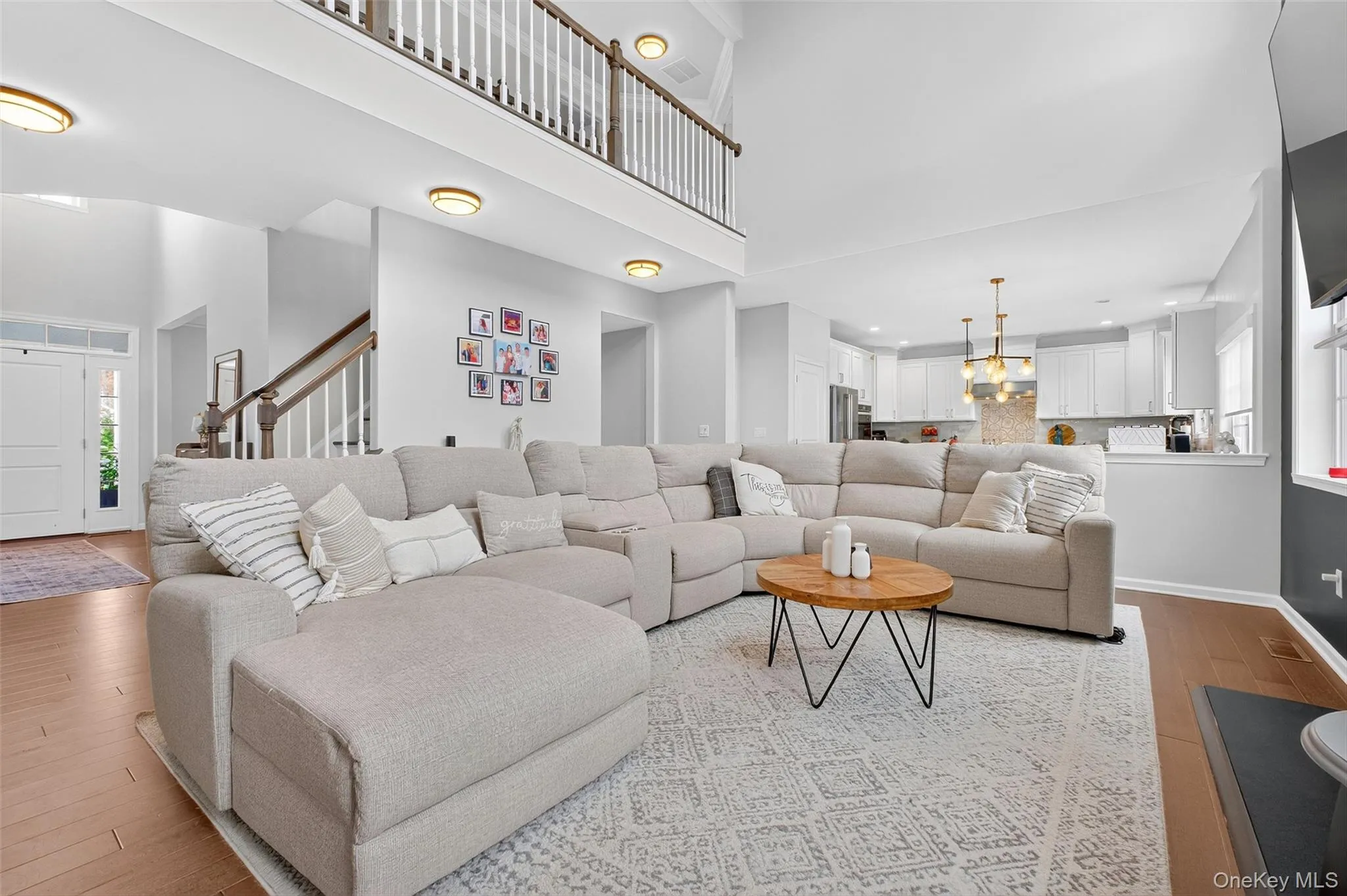 Living room with high ceilings Living room with high ceilings