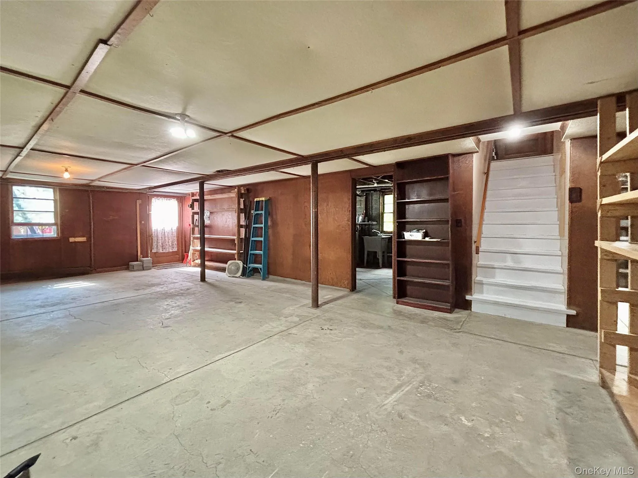 Full walk-out basement with high ceilings and lots of light Full walk-out basement with high ceilings and lots of light