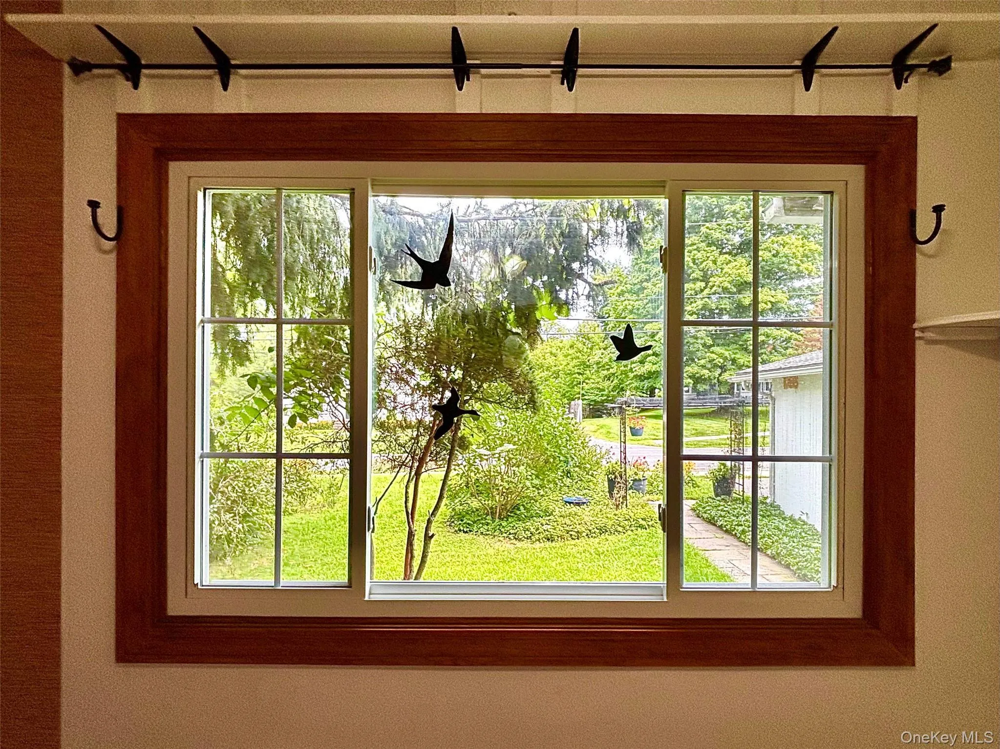 Large new window in breakfast area Large new window in breakfast area