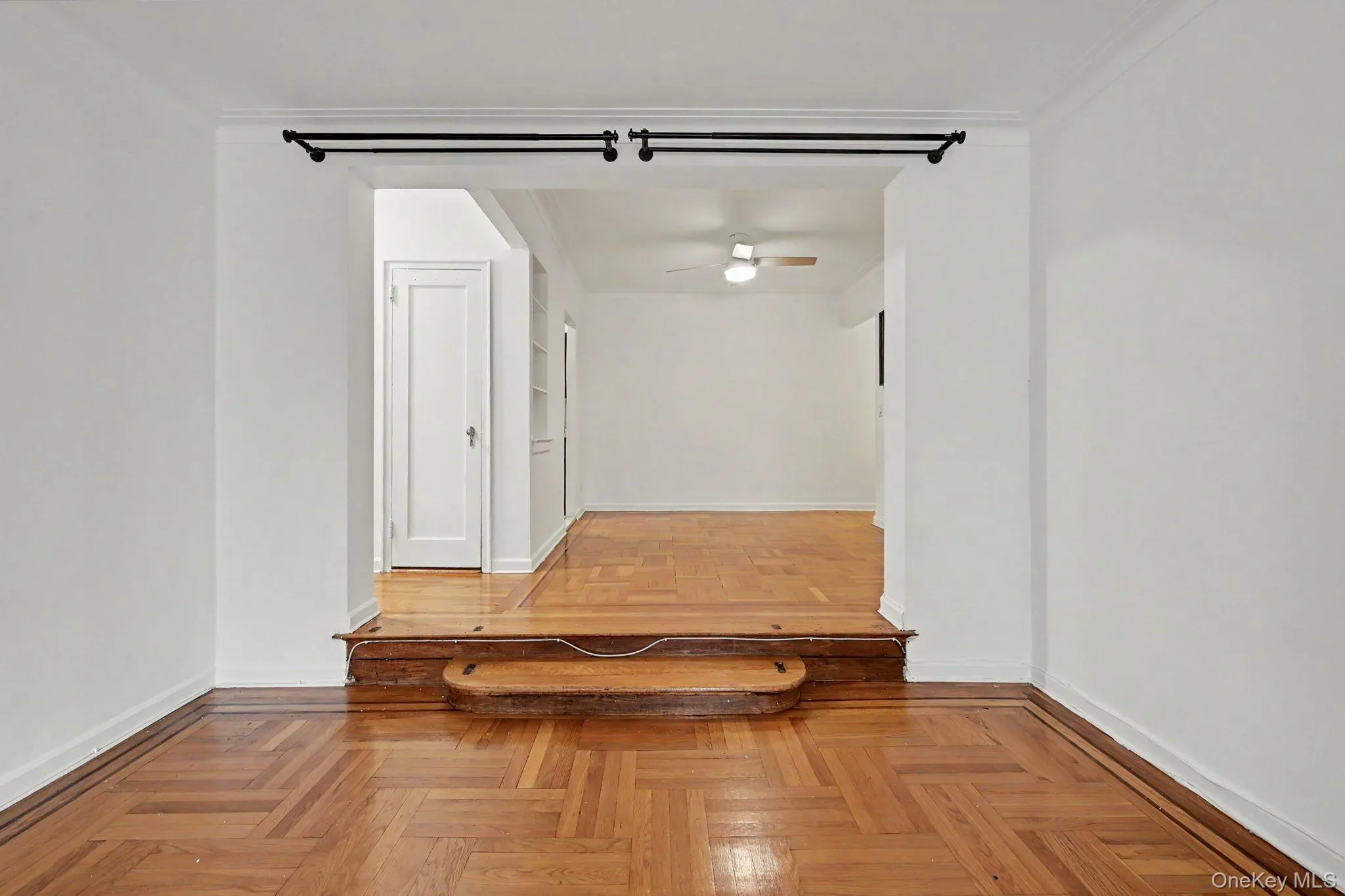 Step down to large living room. Step down to large living room.