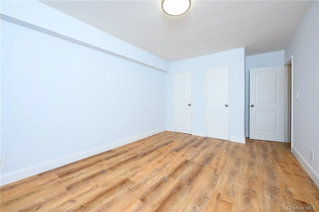 Unfurnished bedroom featuring light hardwood / wood-style floors Unfurnished bedroom featuring light hardwood / wood-style floors