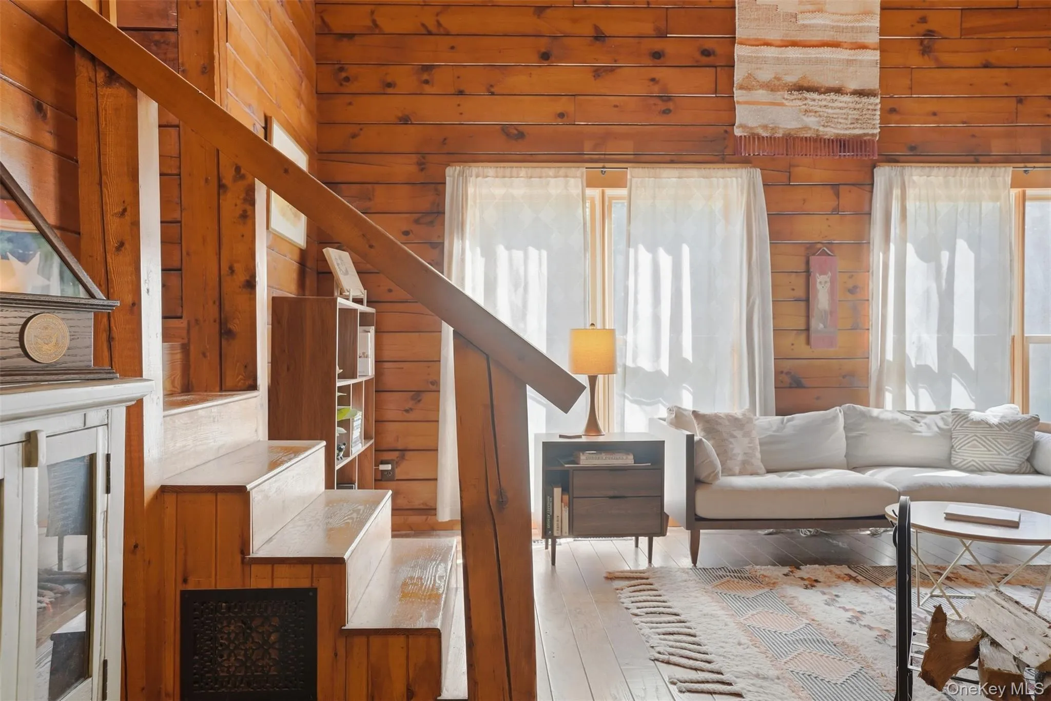 Head upstairs to two spacious bedrooms and a full bathroom Head upstairs to two spacious bedrooms and a full bathroom