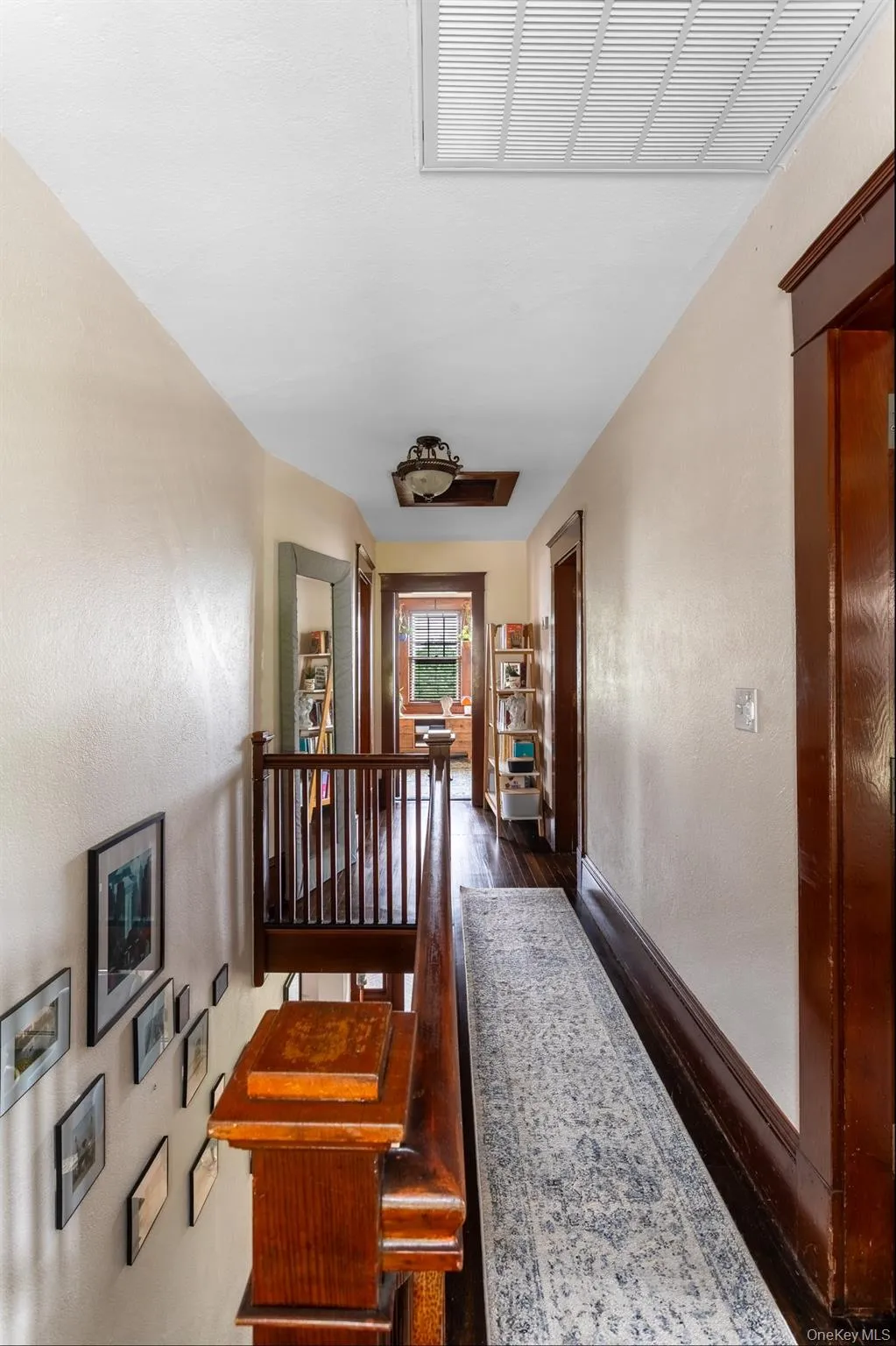 Upstairs landing. Upstairs landing.